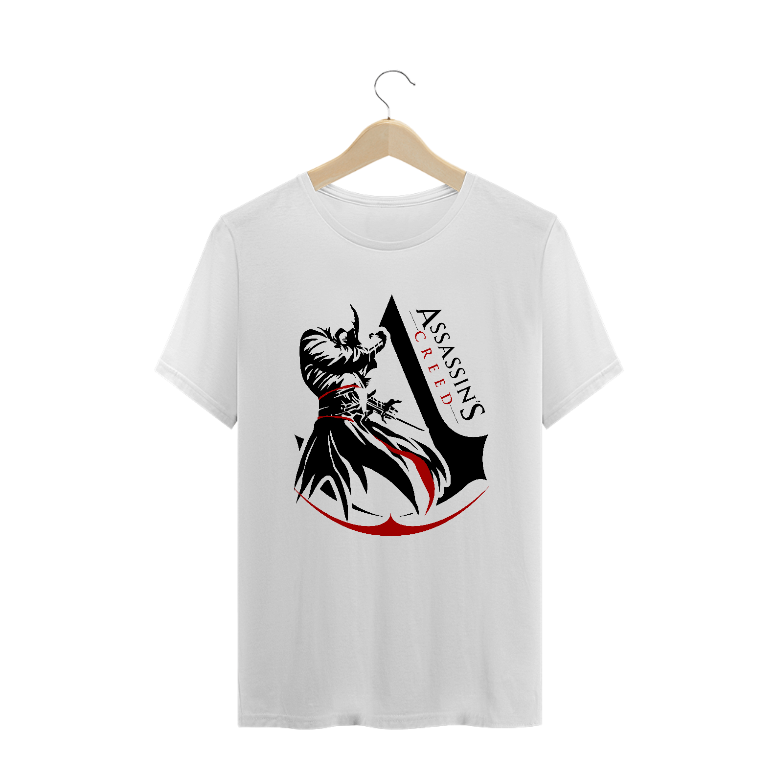Camiseta Plus Size Assassins Creed White