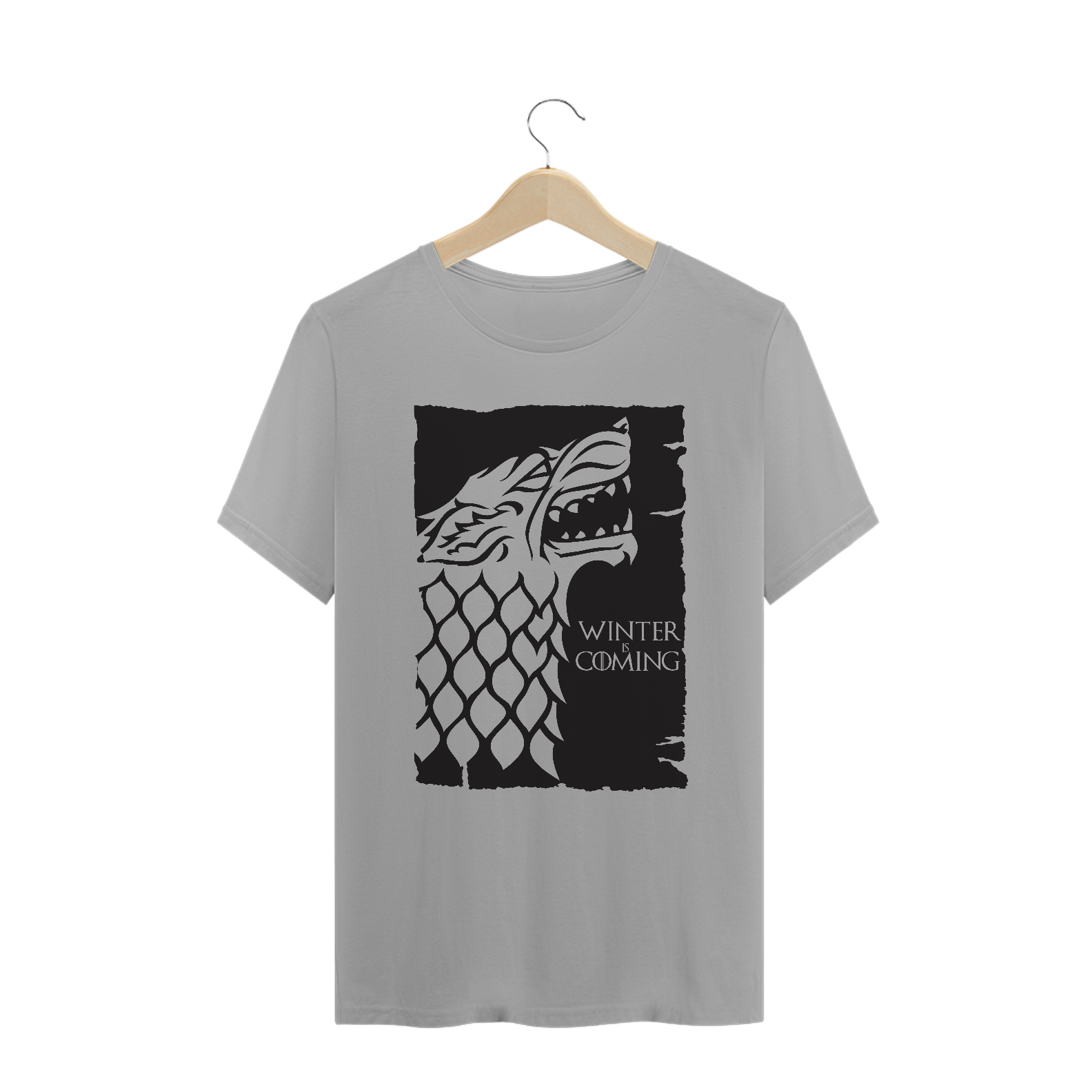 Camiseta Plus Size Game of Thrones Winter is Coming