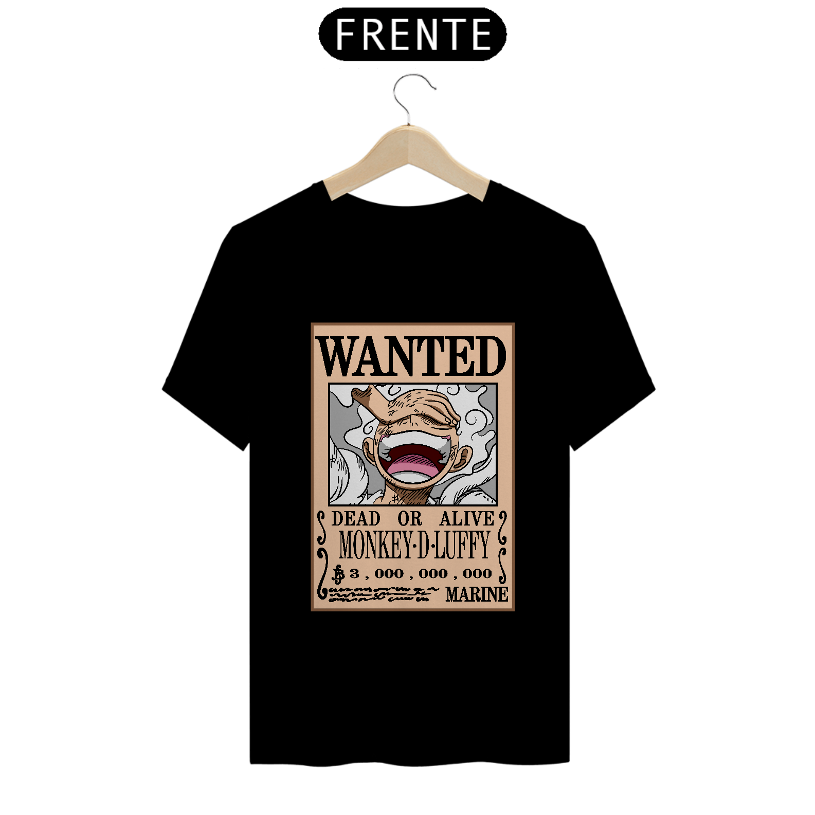 Camiseta One Piece Procurado Luffy