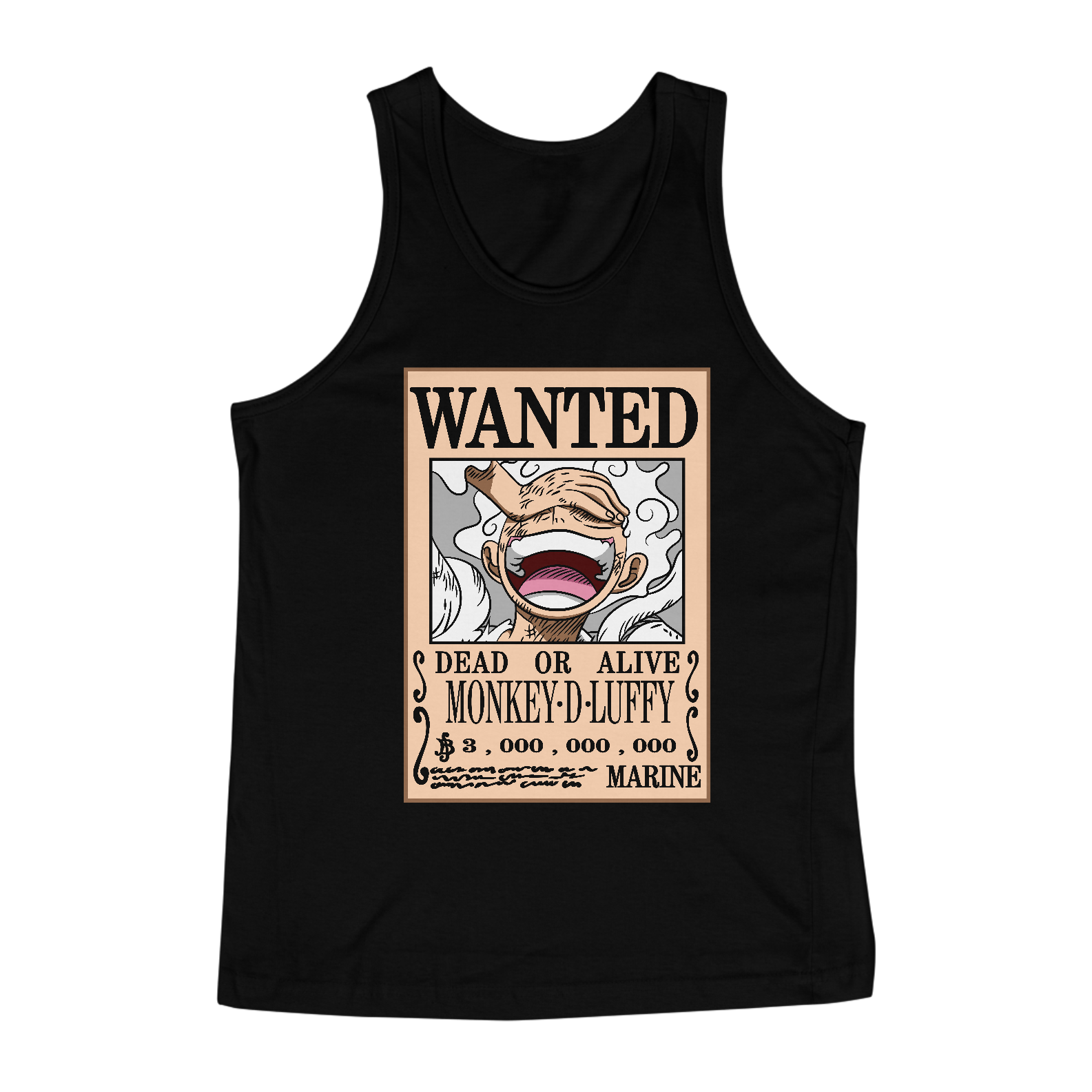 Regata One Piece Procurado Luffy