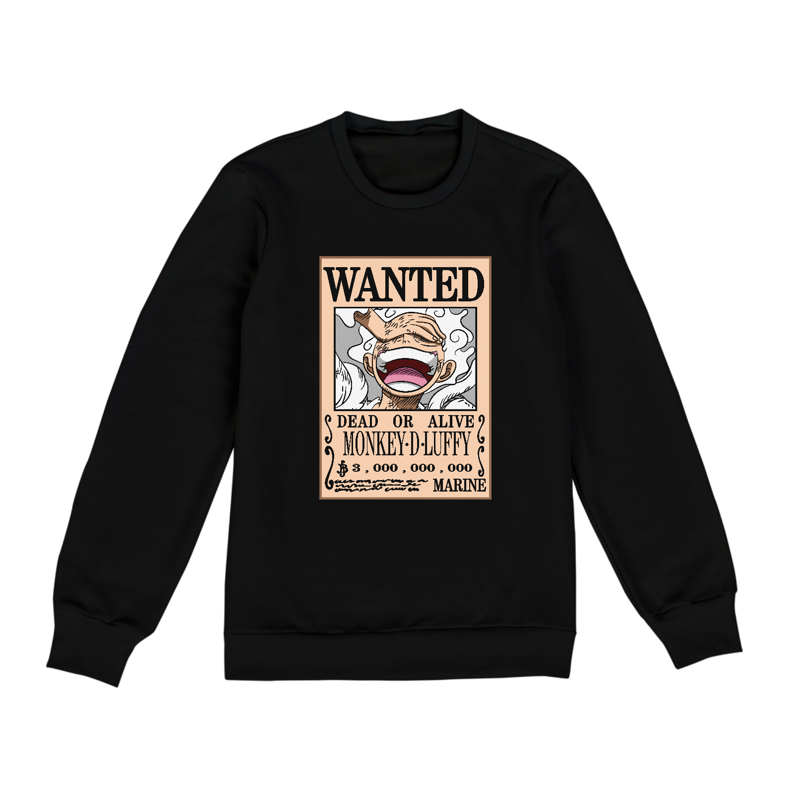 Moletom Unissex One Piece Procurado Luffy