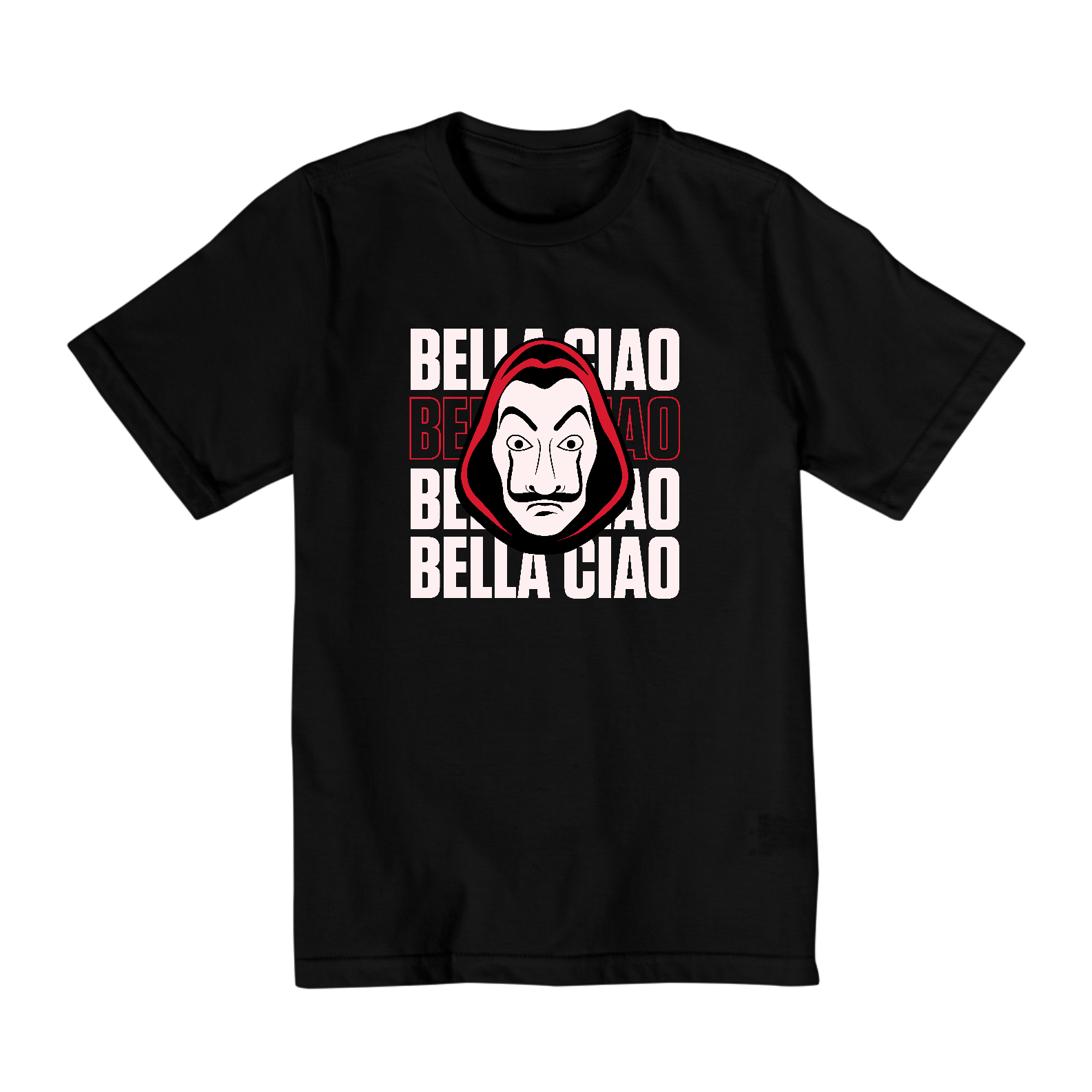 Camiseta Infantil (10 a 14) La Casa de Papel Bella Ciao