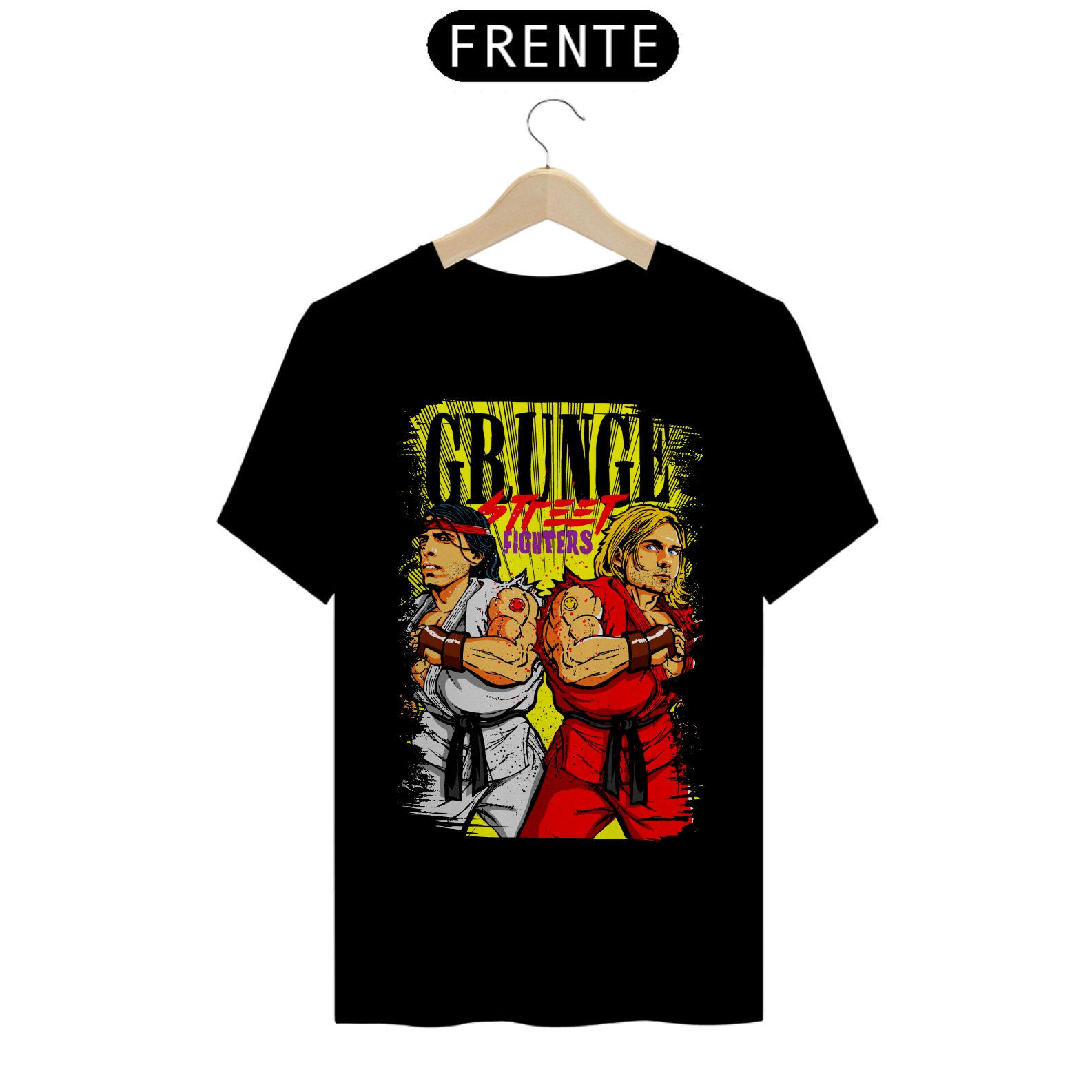 Camiseta Nirvana Street Fighter