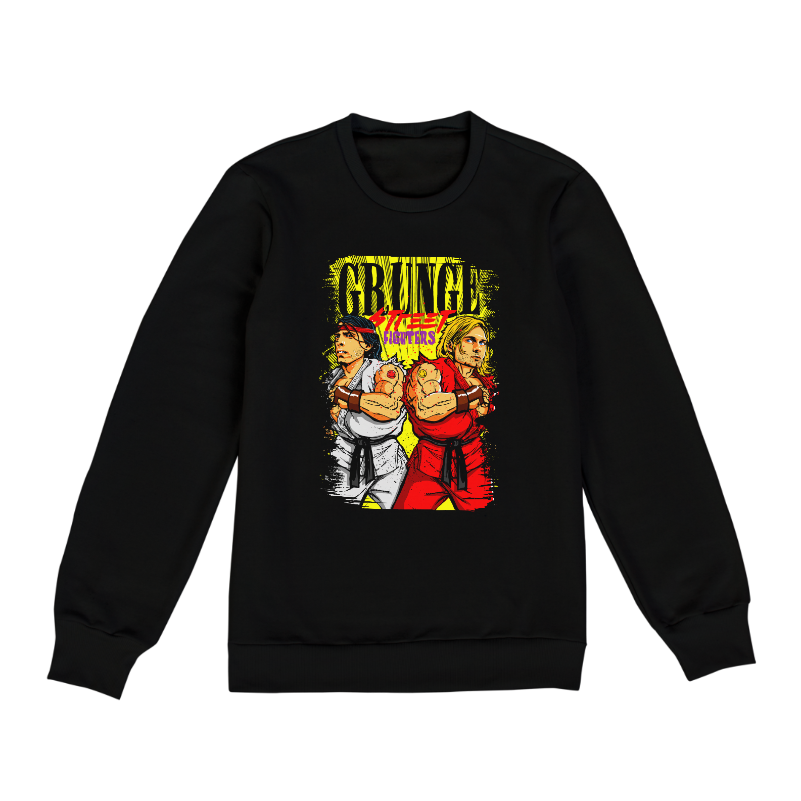 Moletom Unissex Nirvana Street Fighter