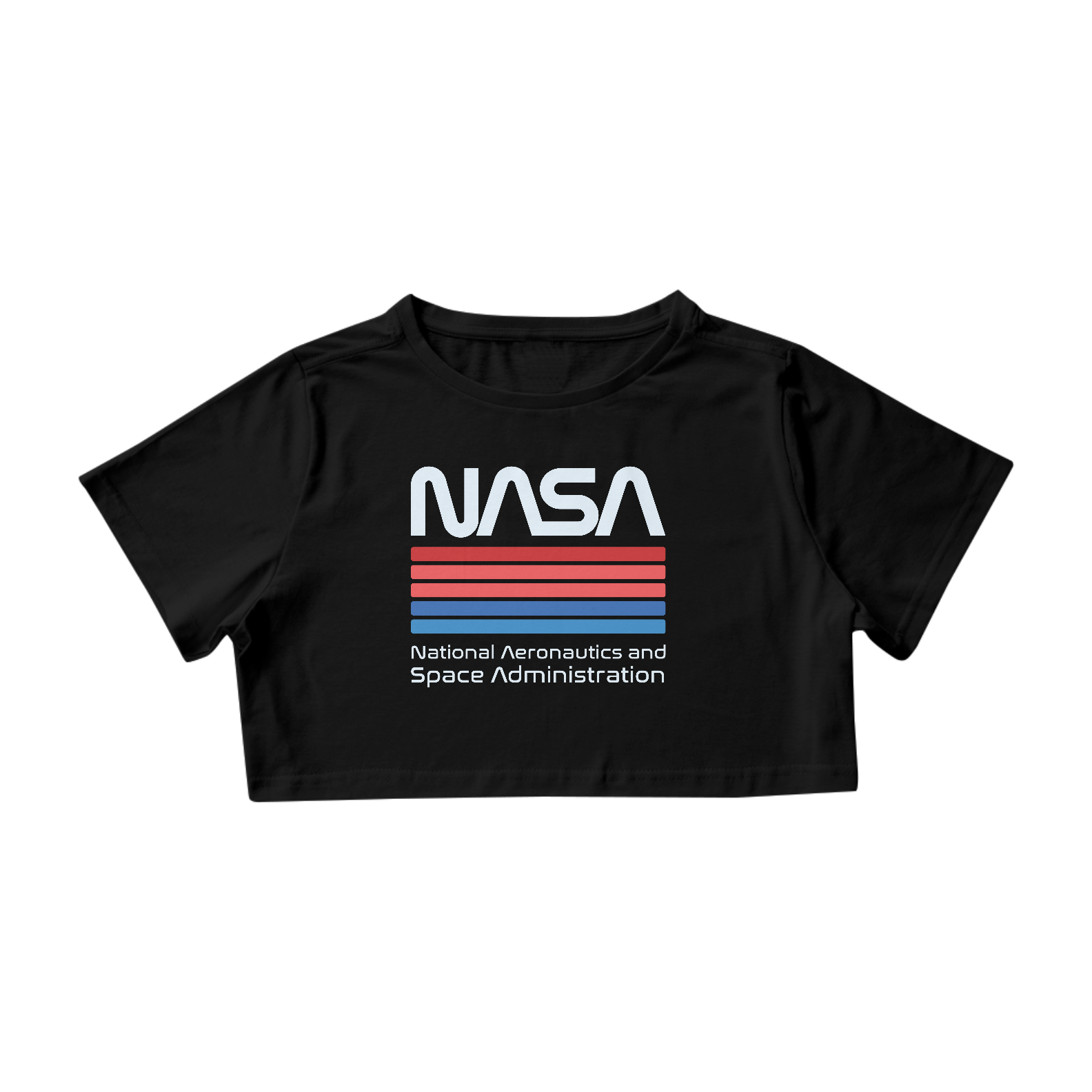 Camisa Cropped Nasa Vintage