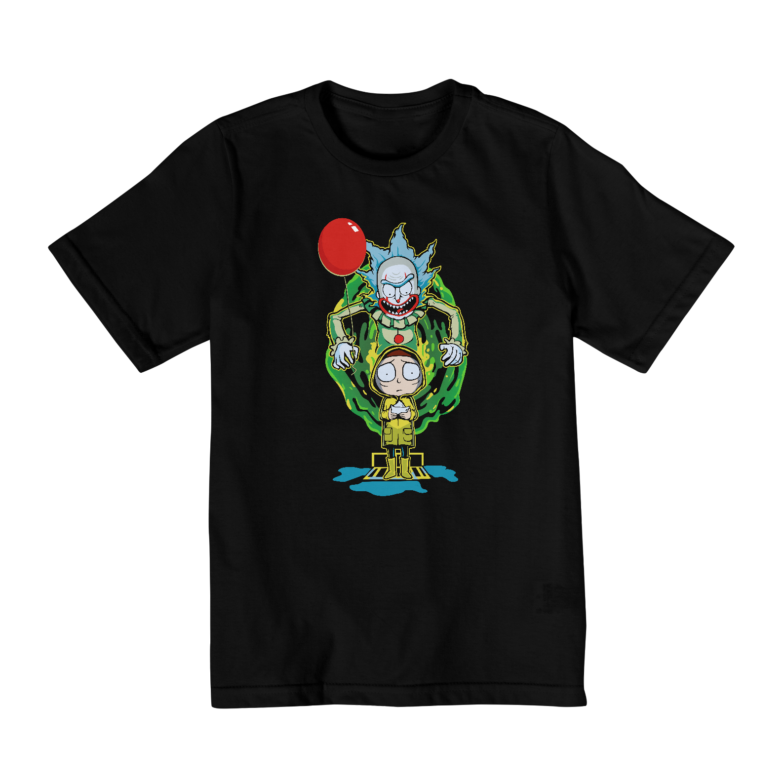 Camiseta Infantil (2 a 8) Rick and Morty Pennywise