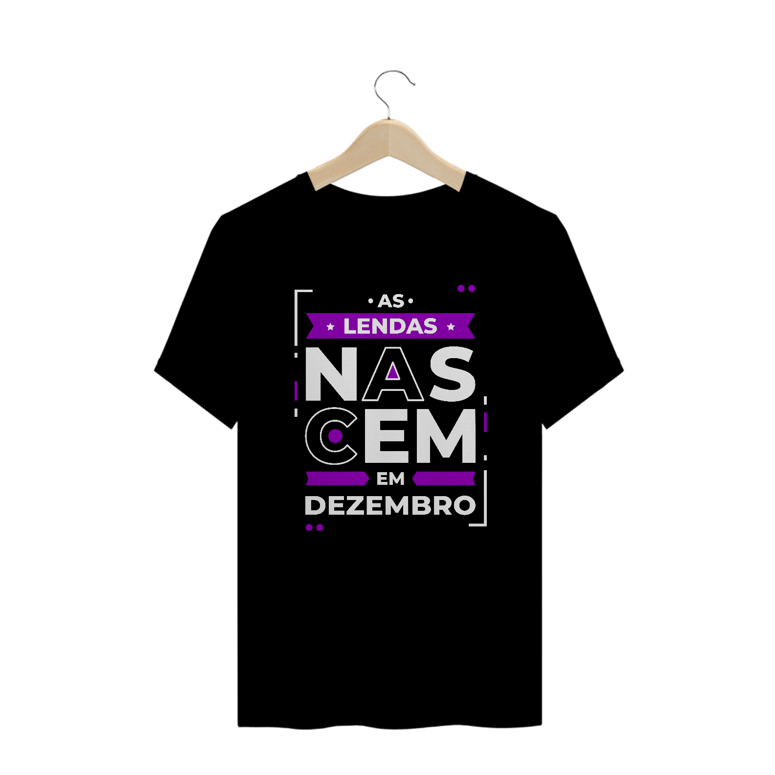 Camiseta Plus Size Lendas Nascem em Dezembro Modernas