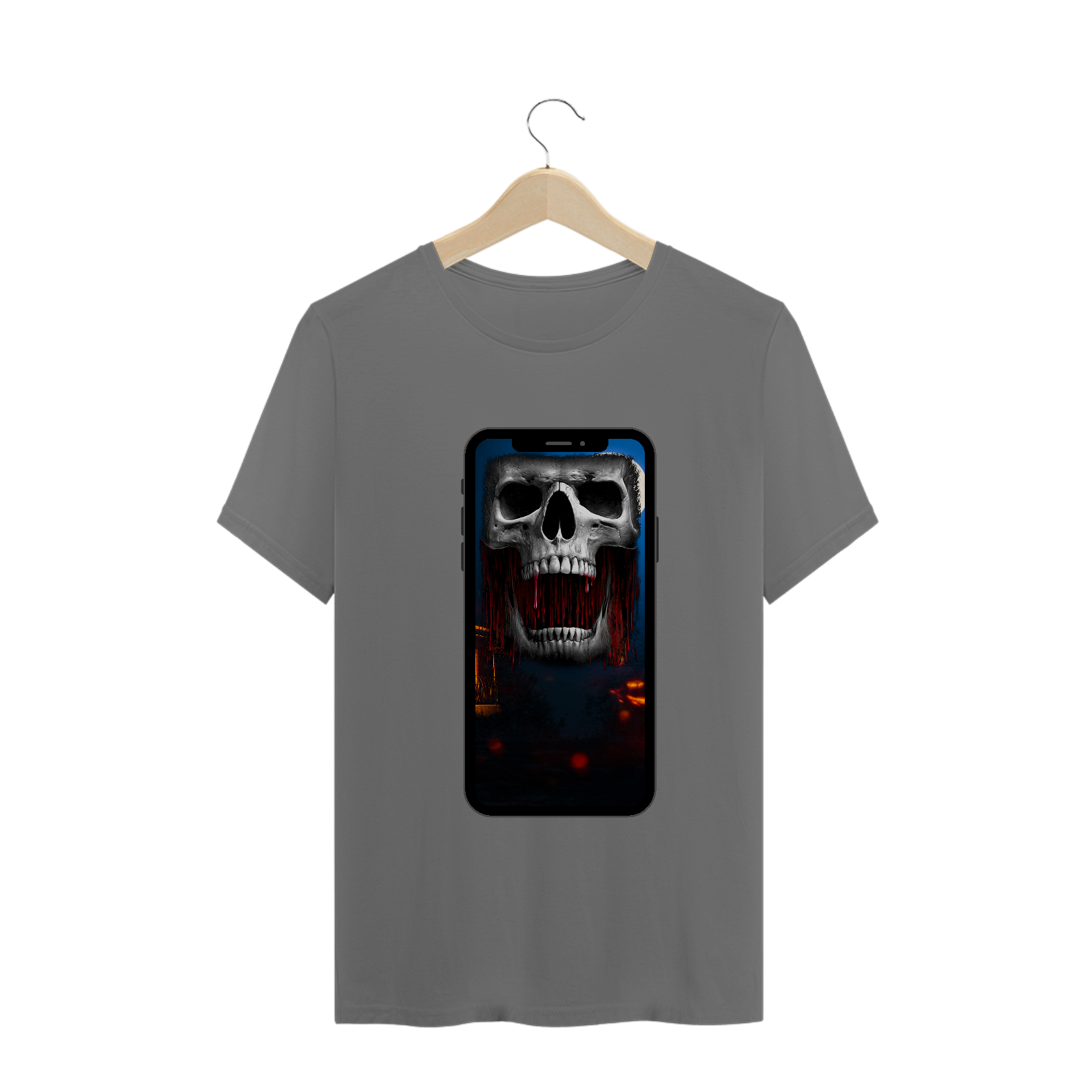 CAMISETA ESTONADA DARK CELULAR