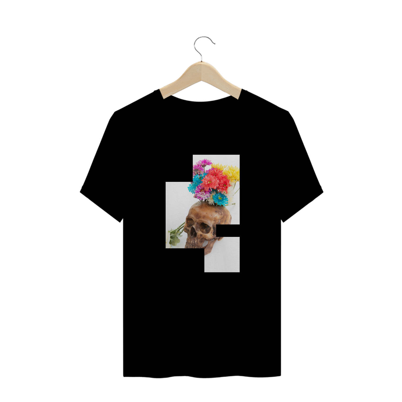 Nome do produto  CAMISETA DARK FLOWERS
