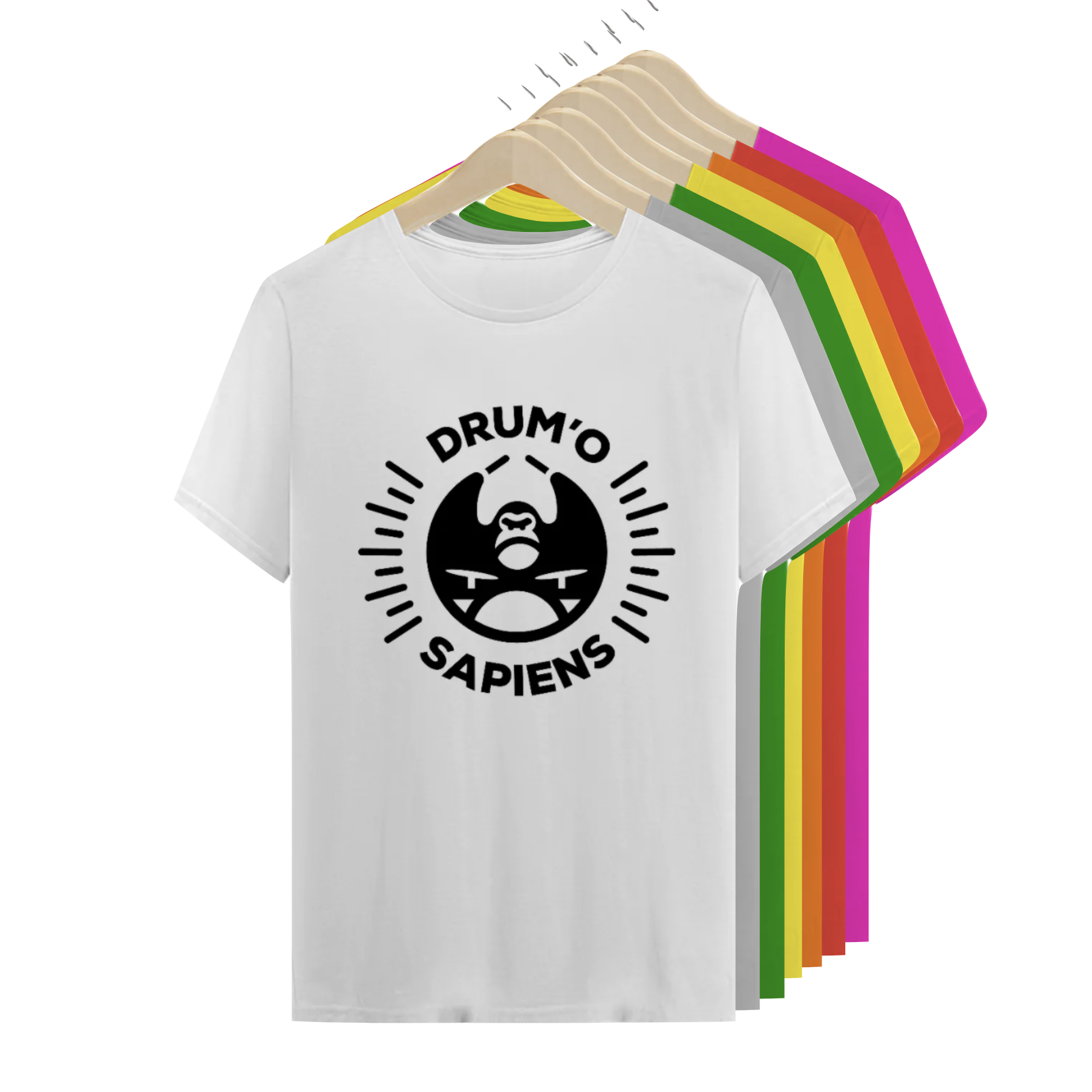 Camiseta Drum'o Sapiens (c/ nome)