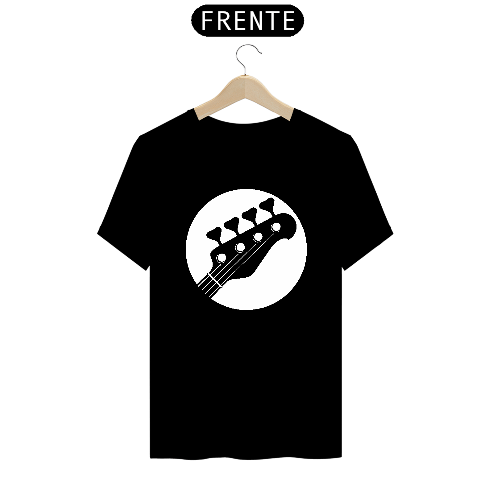 Nome do produto  Headstock Baixo (preta / cores escuras)