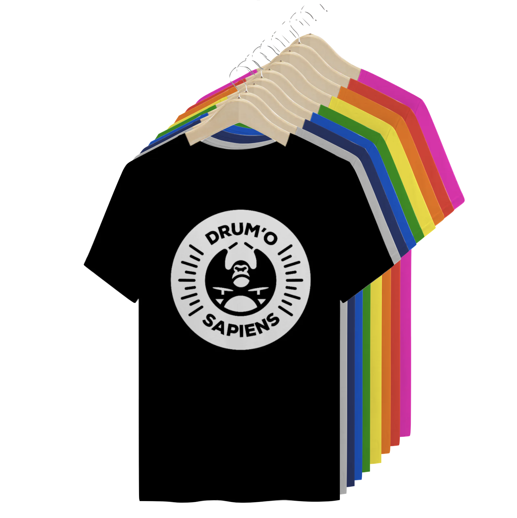 Nome do produto: Camiseta Drum\'o Sapiens vazada (c/ nome)