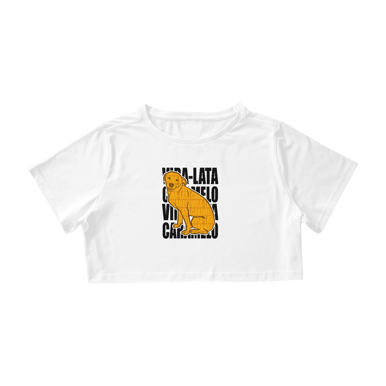 Camiseta Cropped Vira-Lata Simpaticão 2