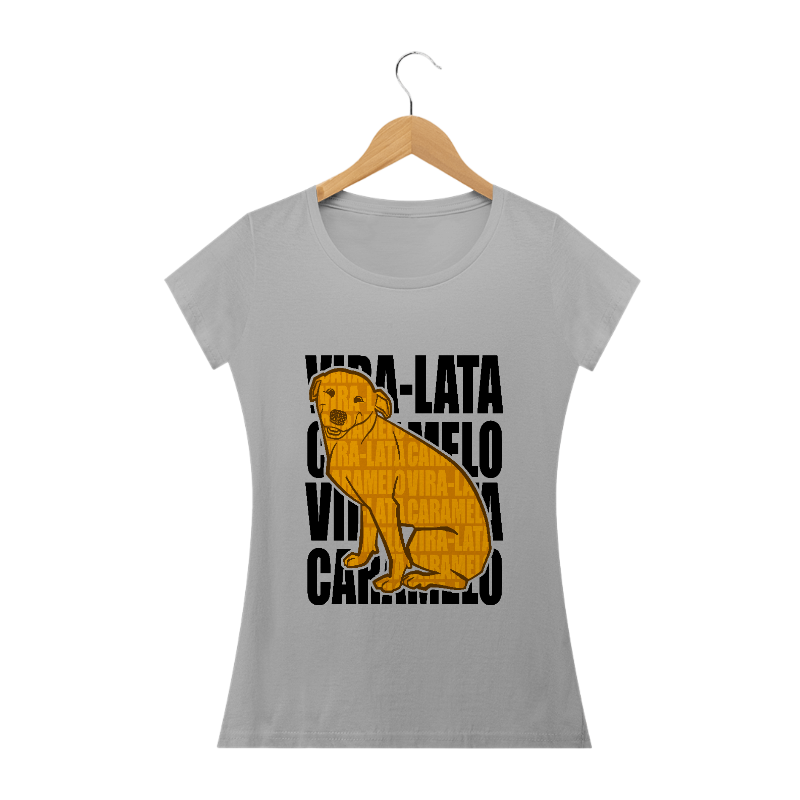 Camiseta Baby  Look Vira-Lata Simpaticão