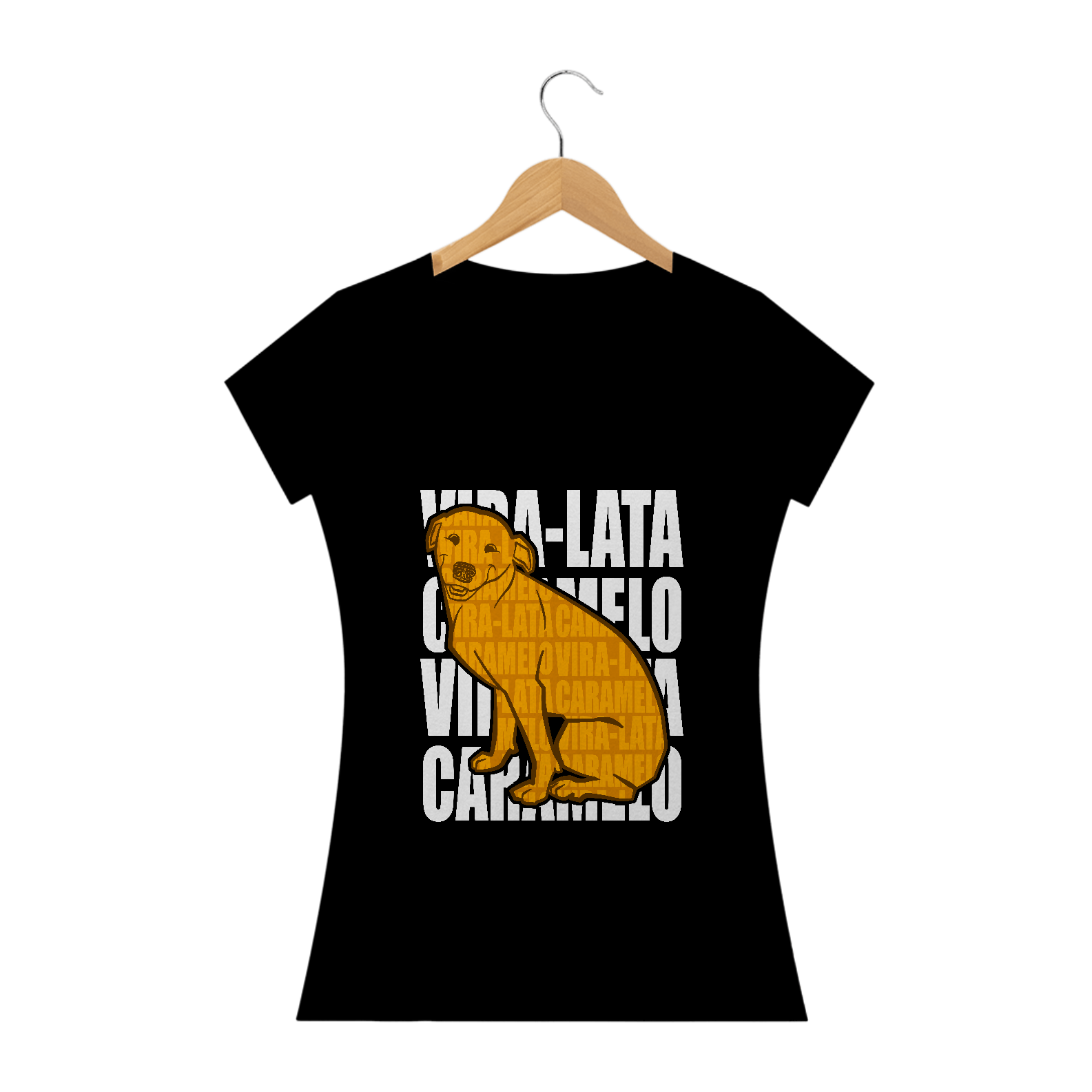 Camiseta Baby  Look Vira-Lata Simpaticão