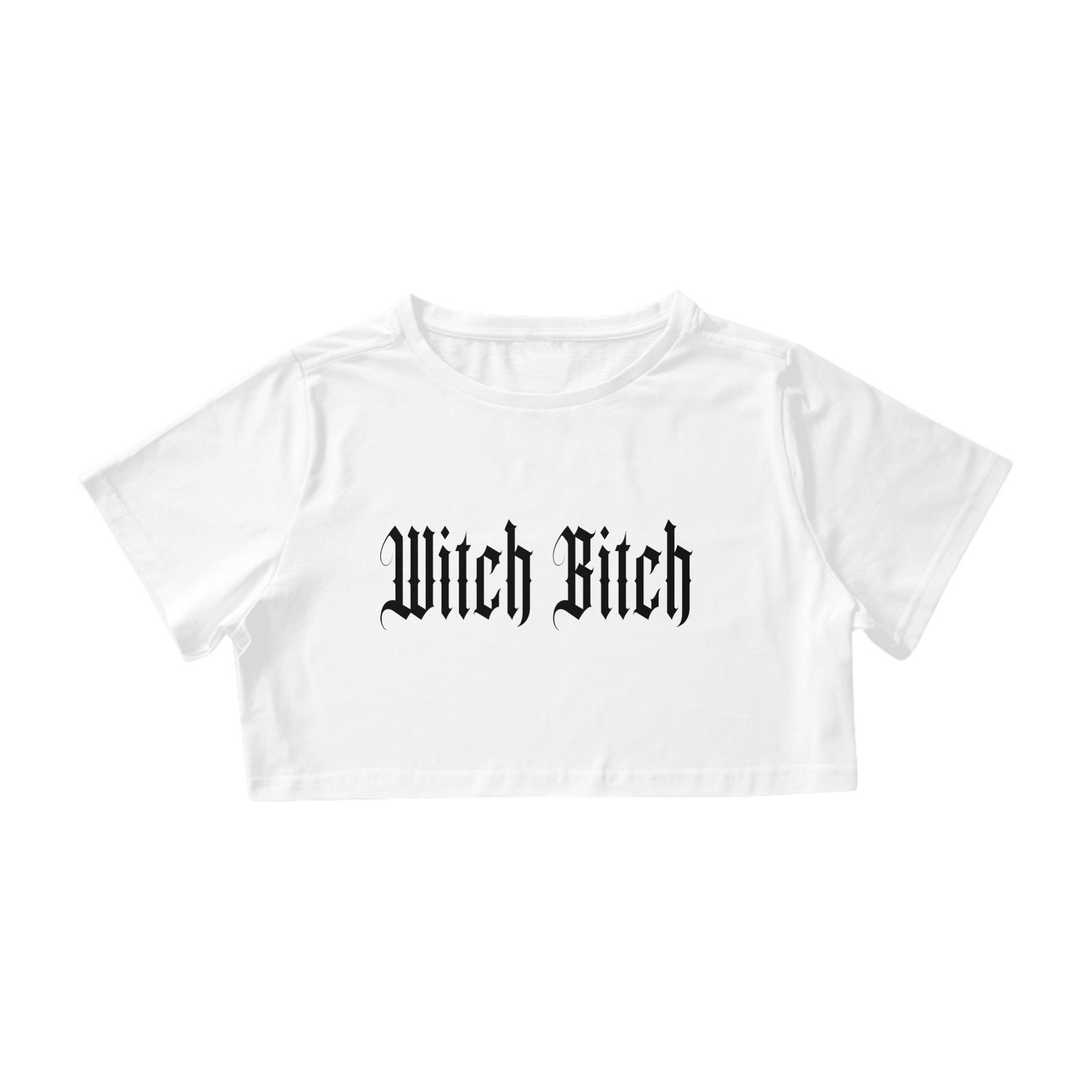 Witch Bitch Cropped  branca