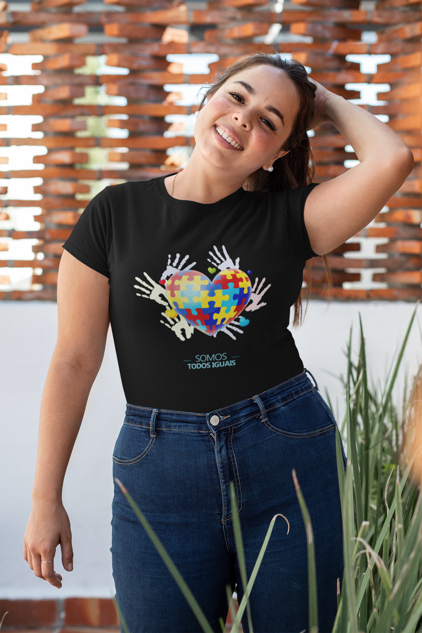 Somos iguais - Camiseta Feminina 