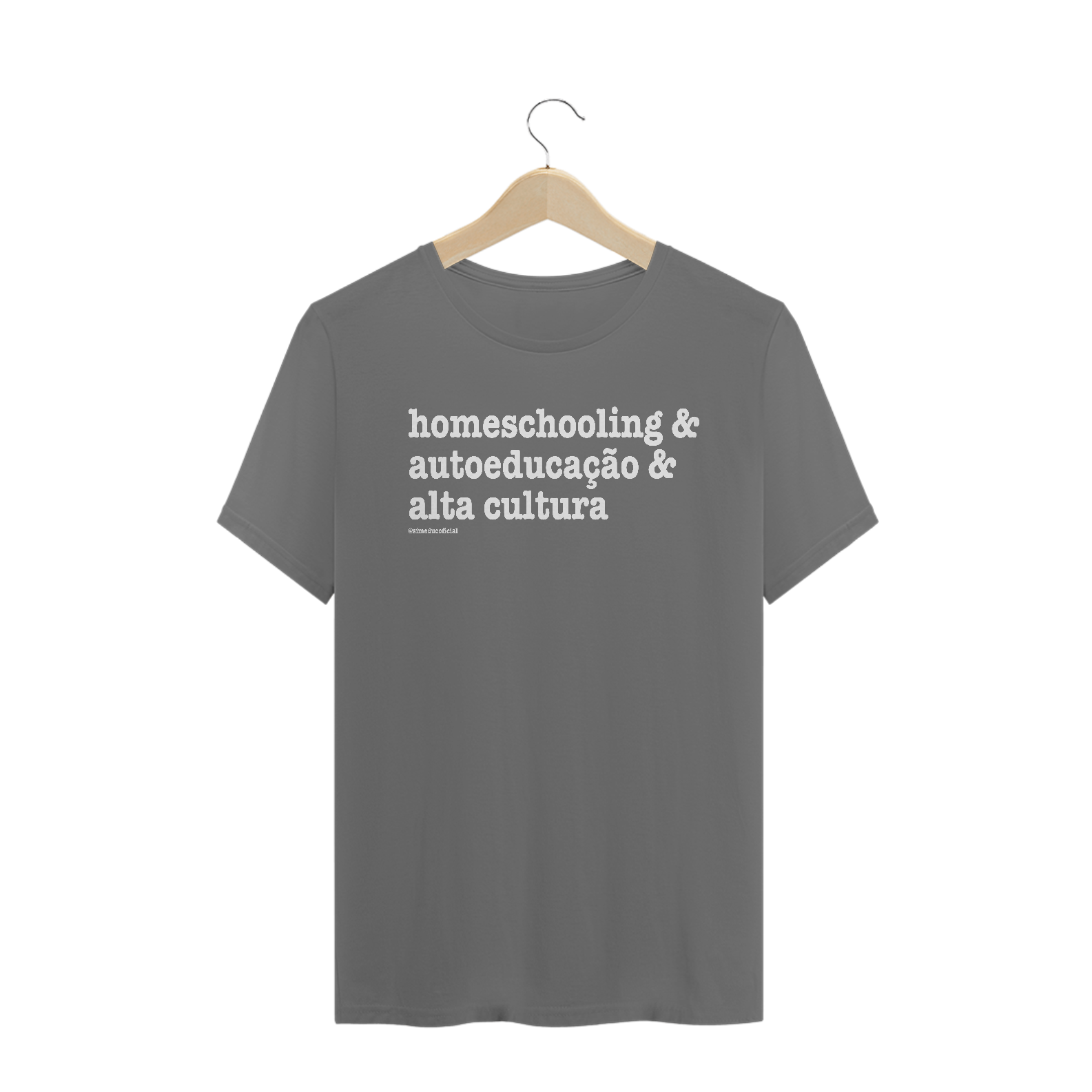 Camisa Masculina Estonada - homeschooling & autoeducação & alta cultura 