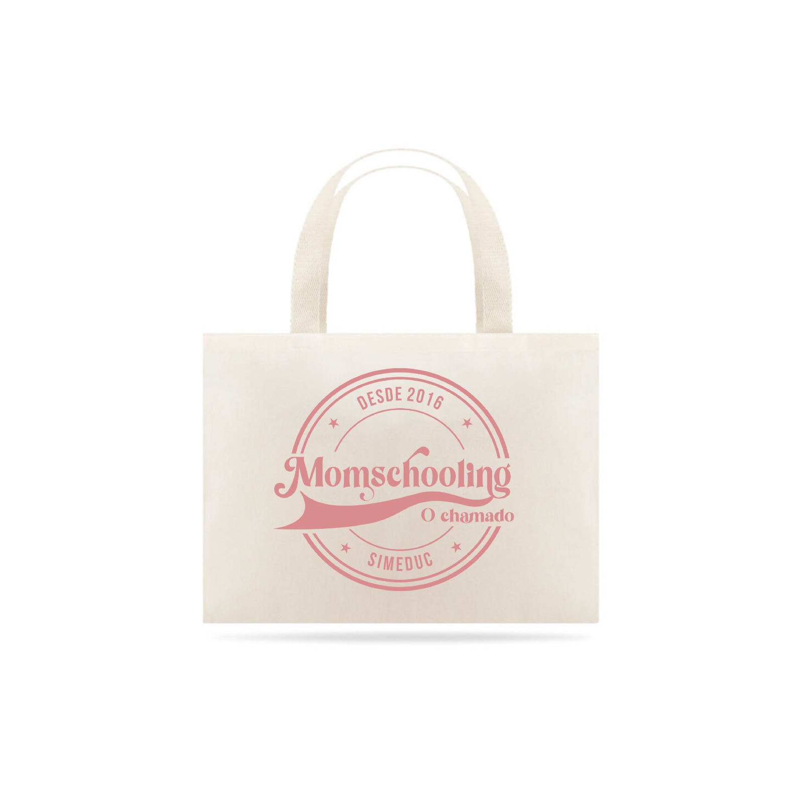 Nome do produto  Ecobag Momschooling Rosa