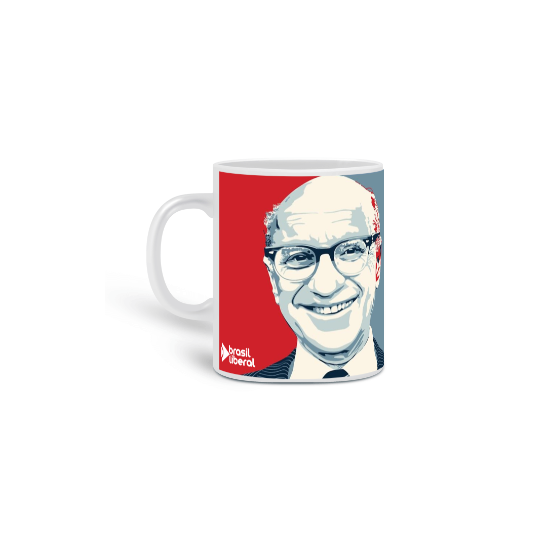 Caneca Brasil Liberal | Milton Friedman