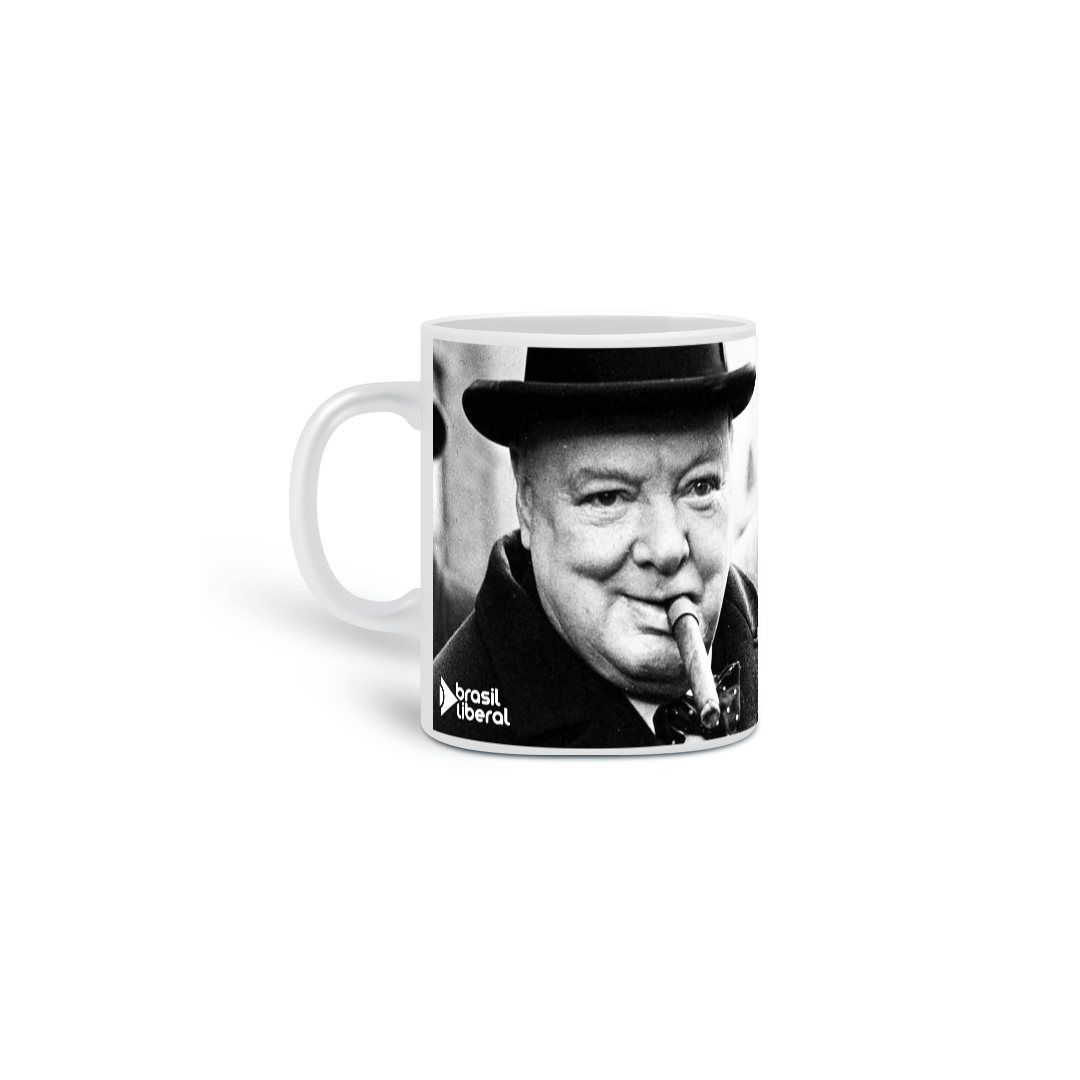 Caneca Brasil Liberal | Winston Churchill