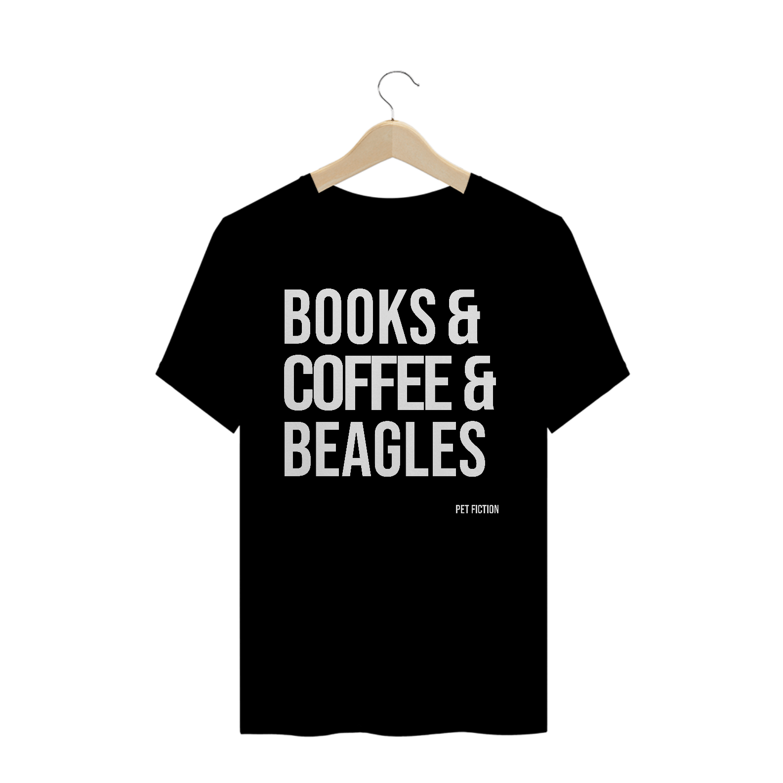 BOOKS COFFEE BEAGLE MALHA AVELUDADA - UNISSEX