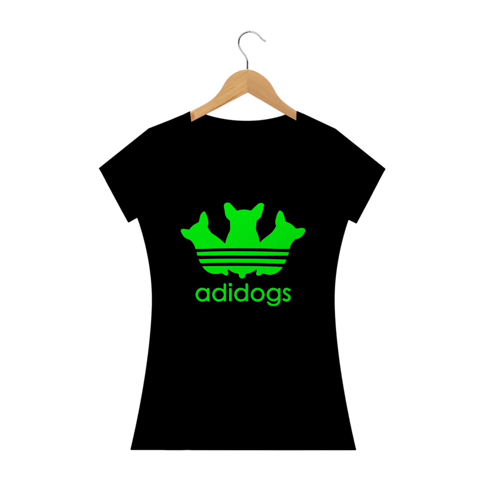 ADIDOGS FLUOR GREEN - BABY LOOK