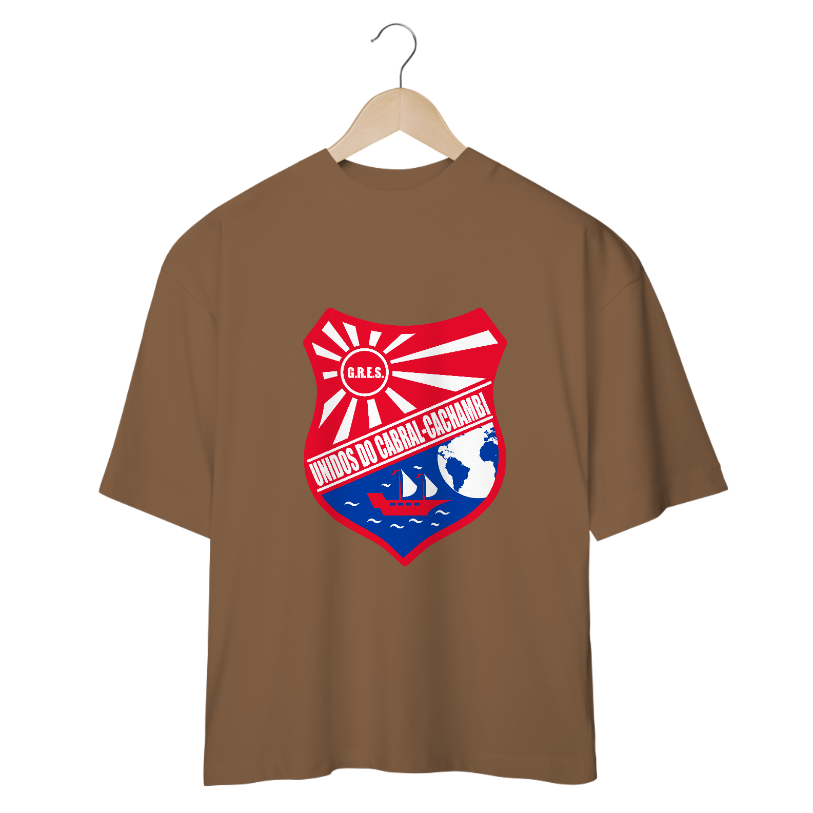 Nome do produto  Camiseta Oversized ESCUDO