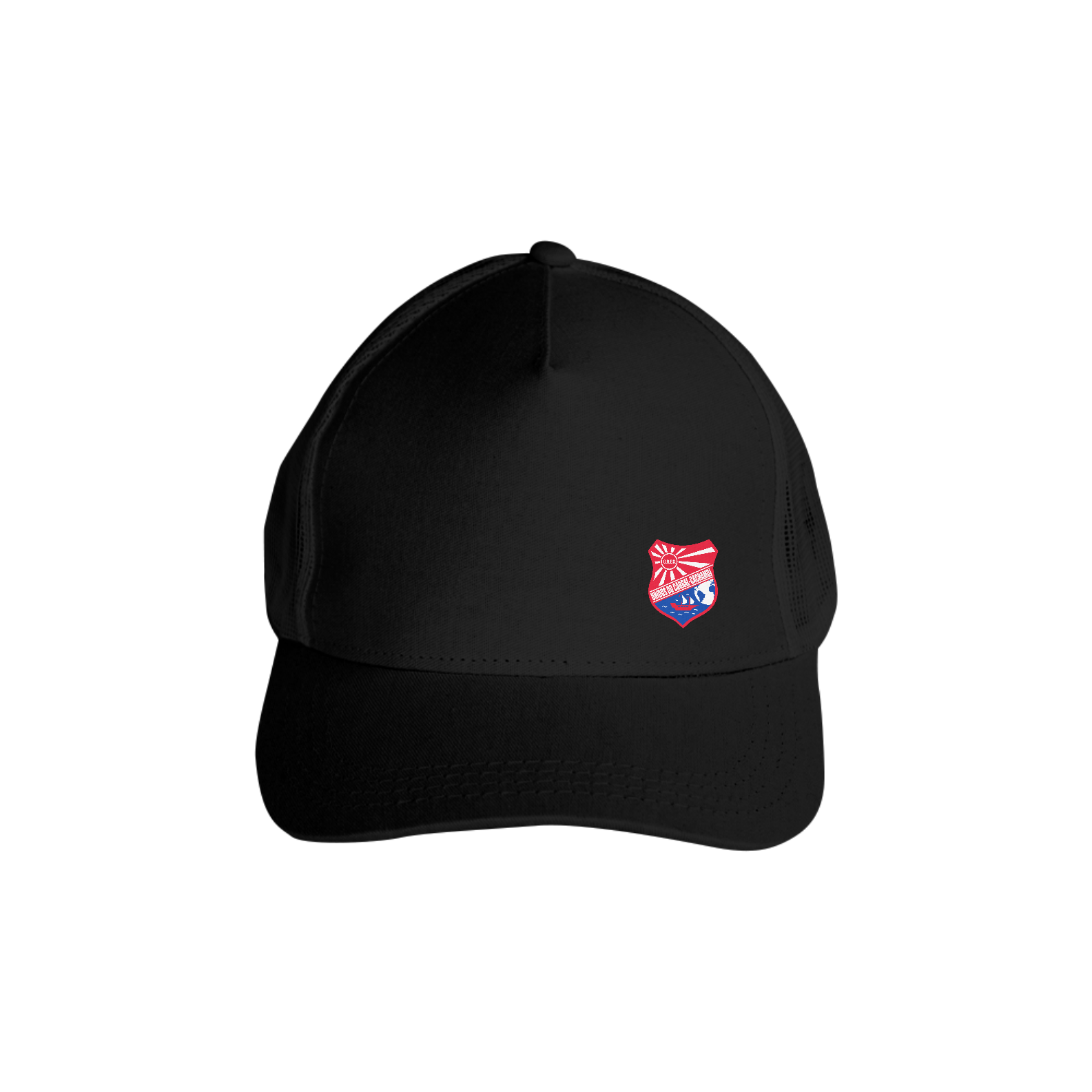 BONÉ AMERICANO COM TELA- BRASÃO PEQUENO 