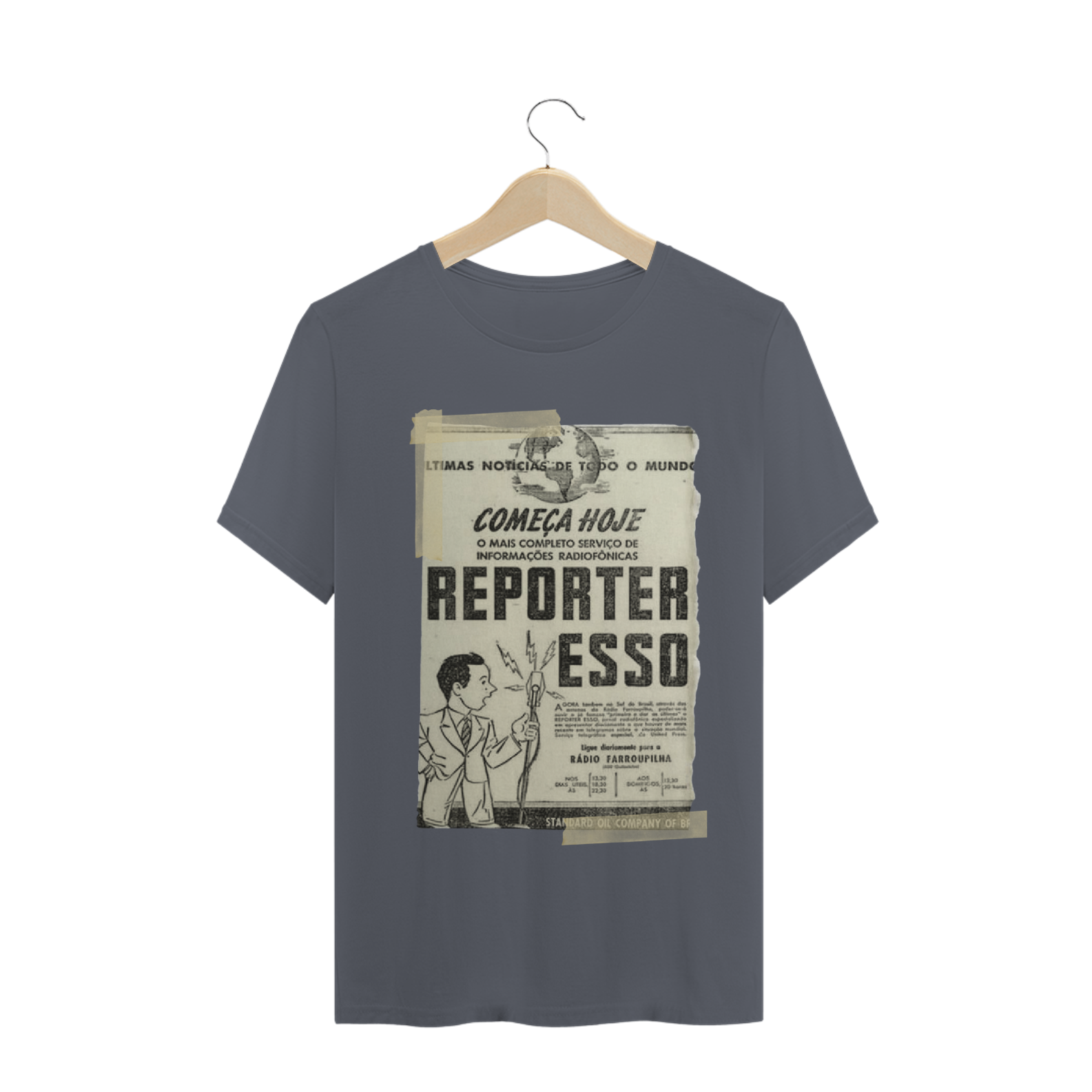 Camiseta Reporter Esso - Linha Poster