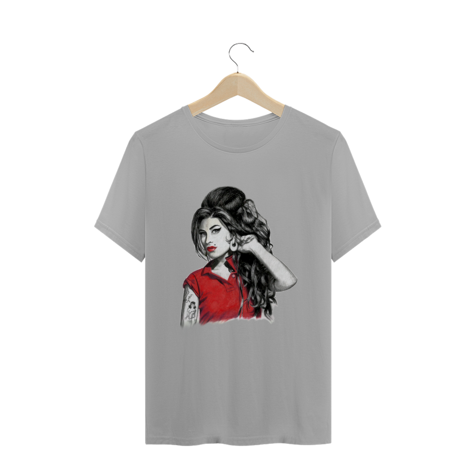 Nome do produto  Camiseta Amy Winehouse #plusize