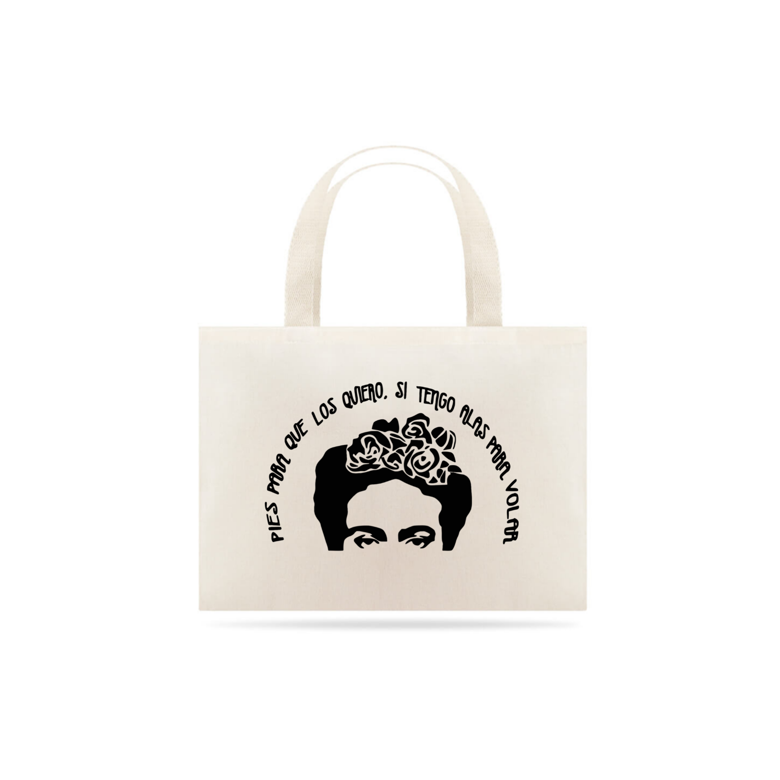 Nome do produto  Ecobag Frida Pies para que los quiero...