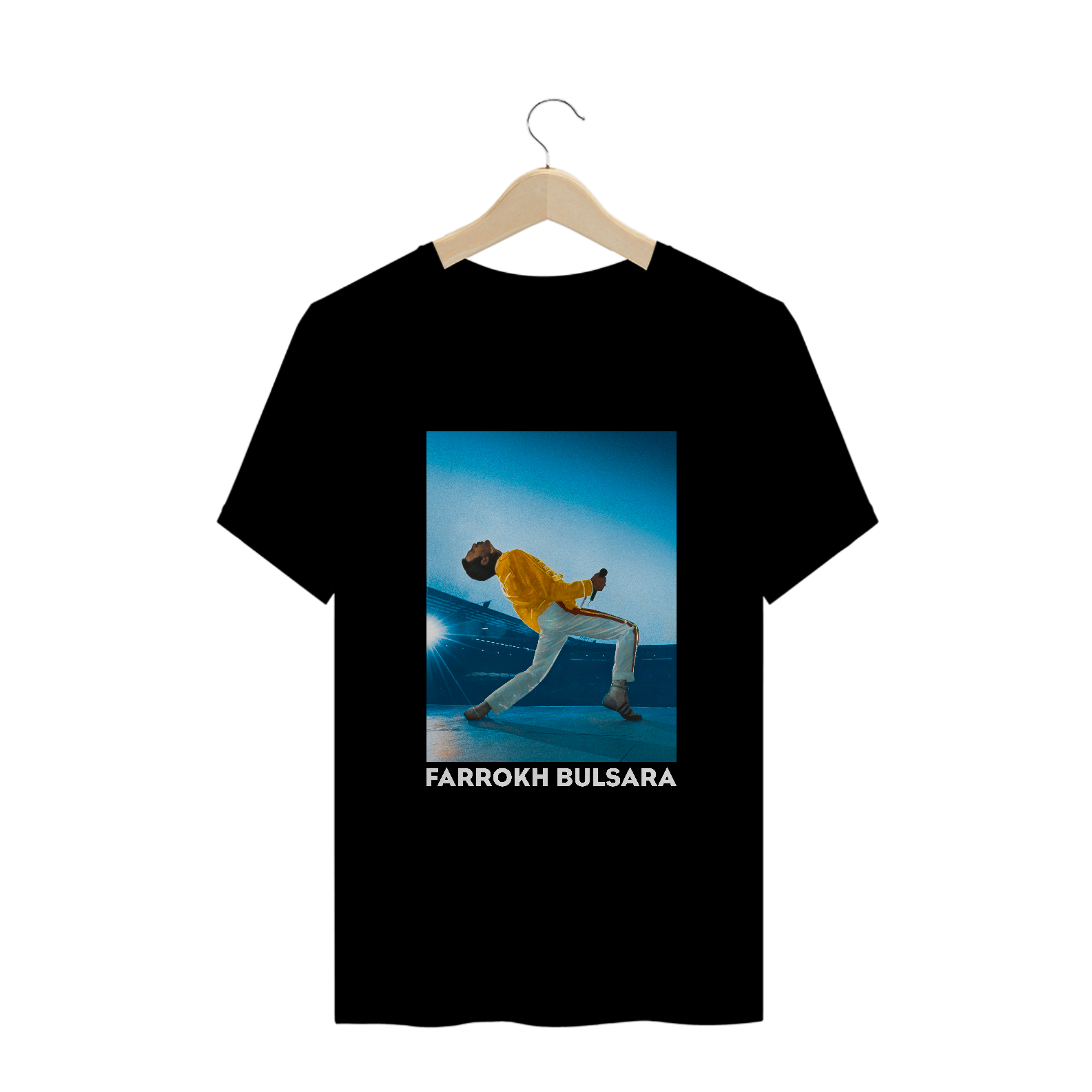 Nome do produto  Camiseta Freddie Mercury Farrokh Bulsara