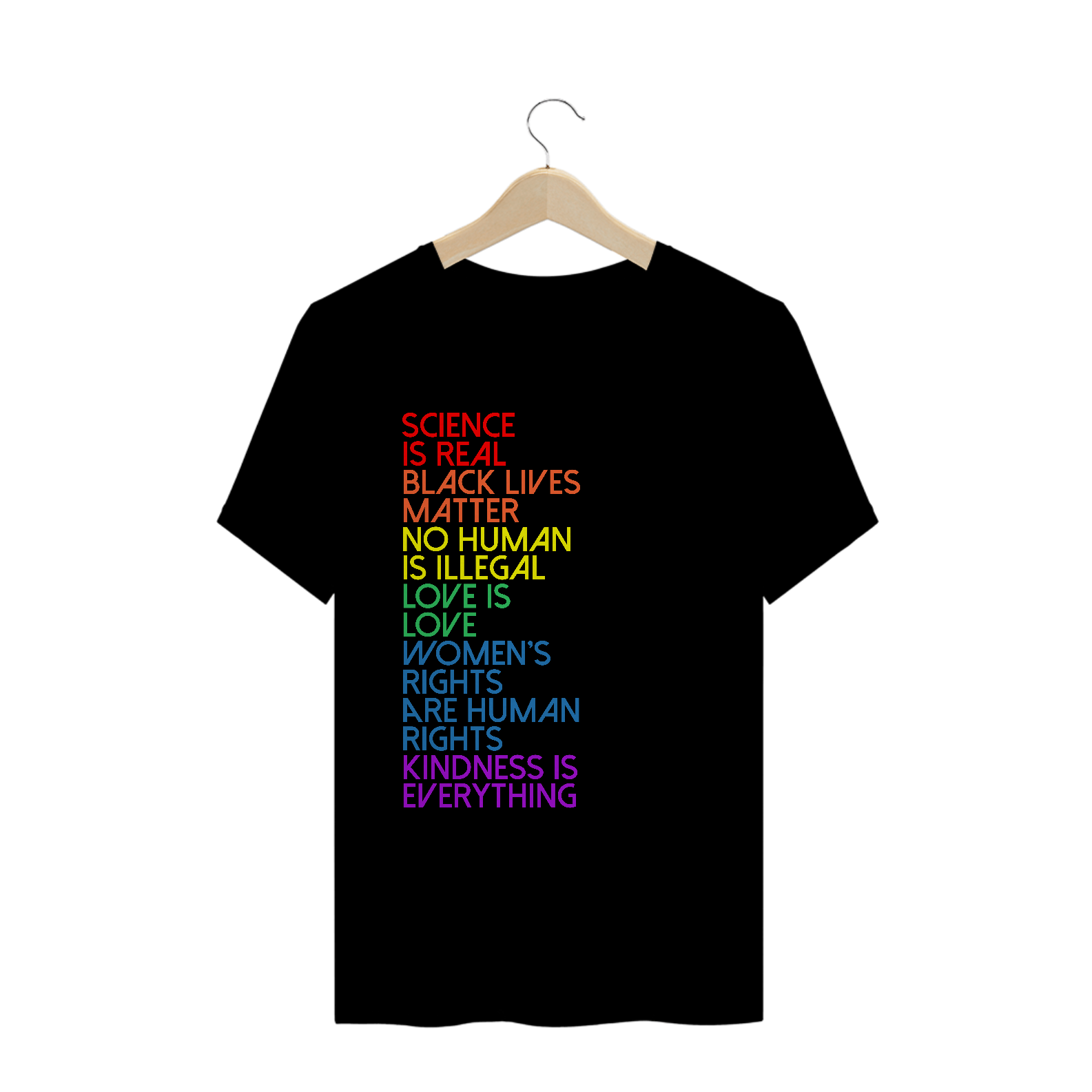 Nome do produto  Camiseta Science is real...