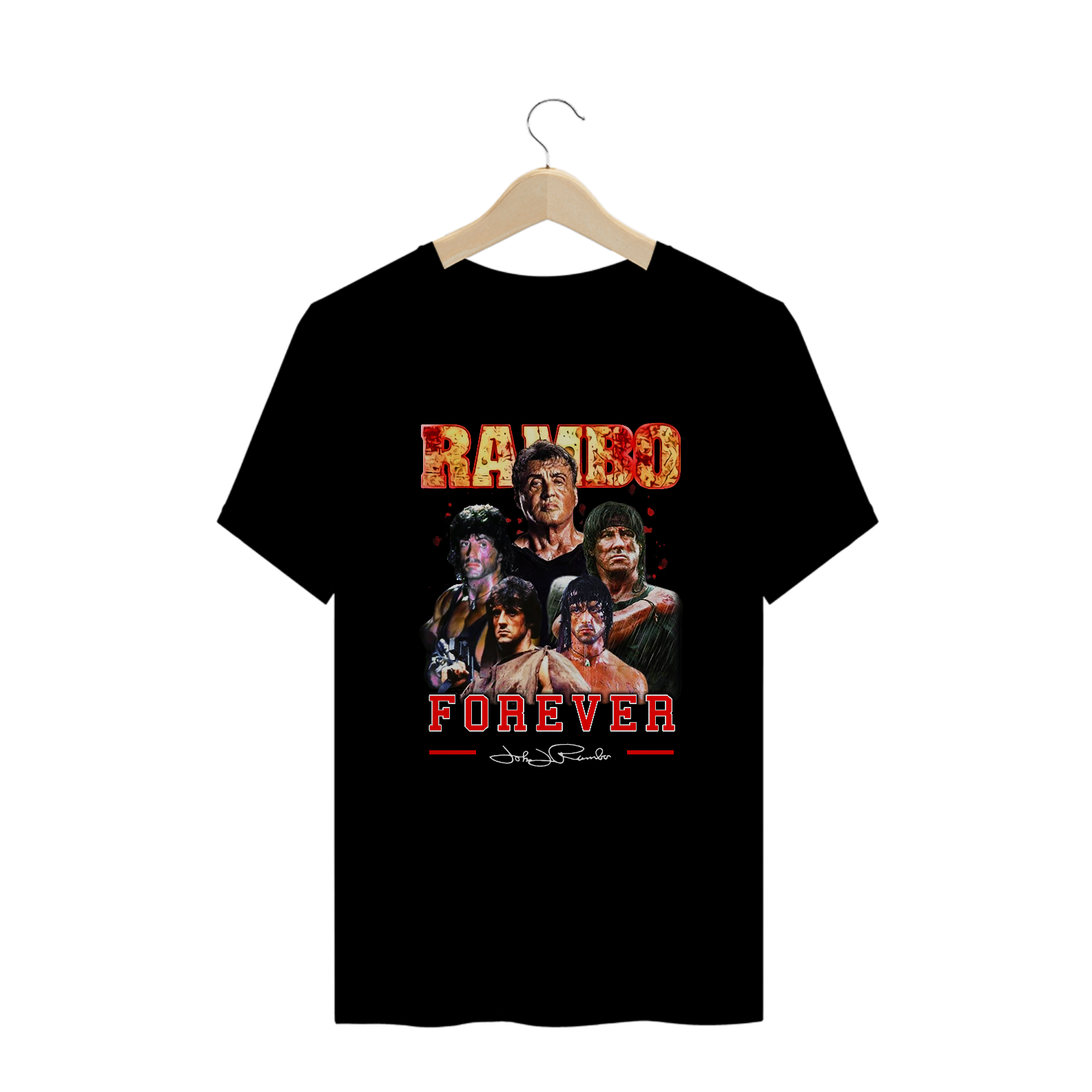 Nome do produto  Camiseta Rambo Forever #plusize