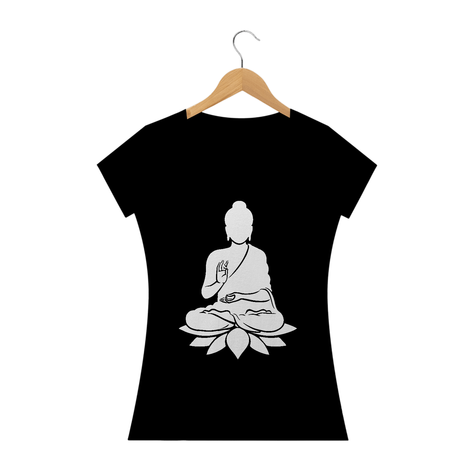 Nome do produto  Camiseta Buddha Lotus Flower #bylk