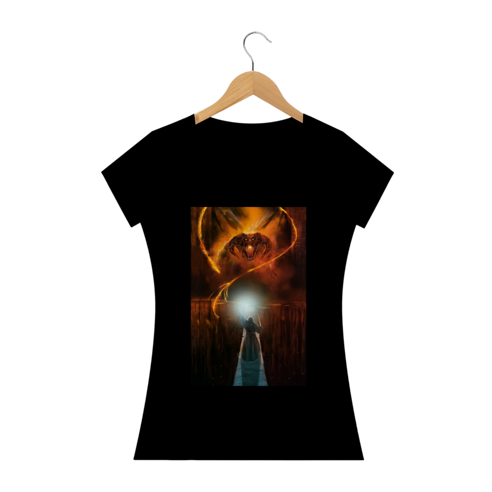 Nome do produto  Camiseta Gandalf vs Balrog #bylk