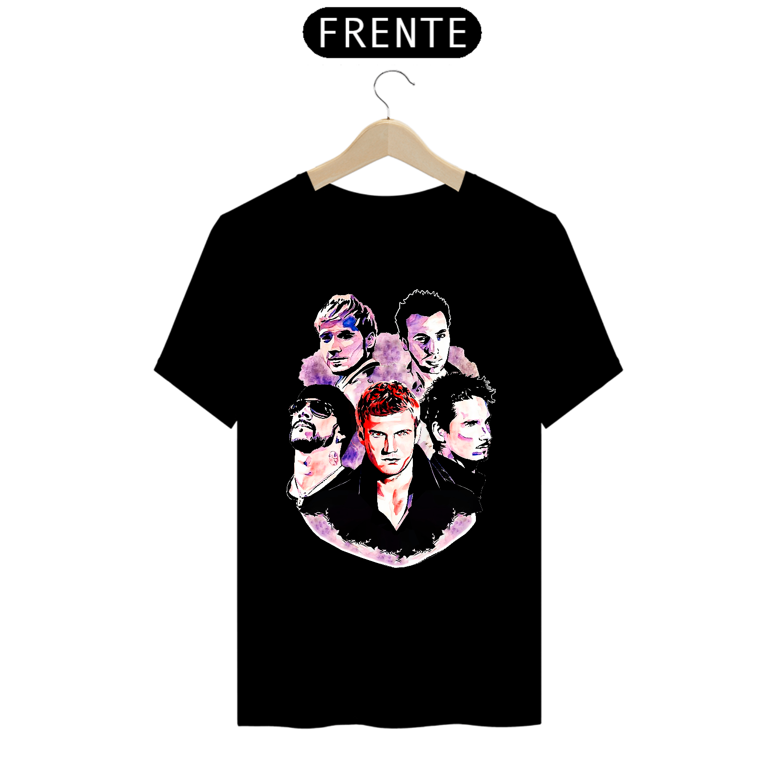 Nome do produto  Camiseta Backstreet Boys Watercolor