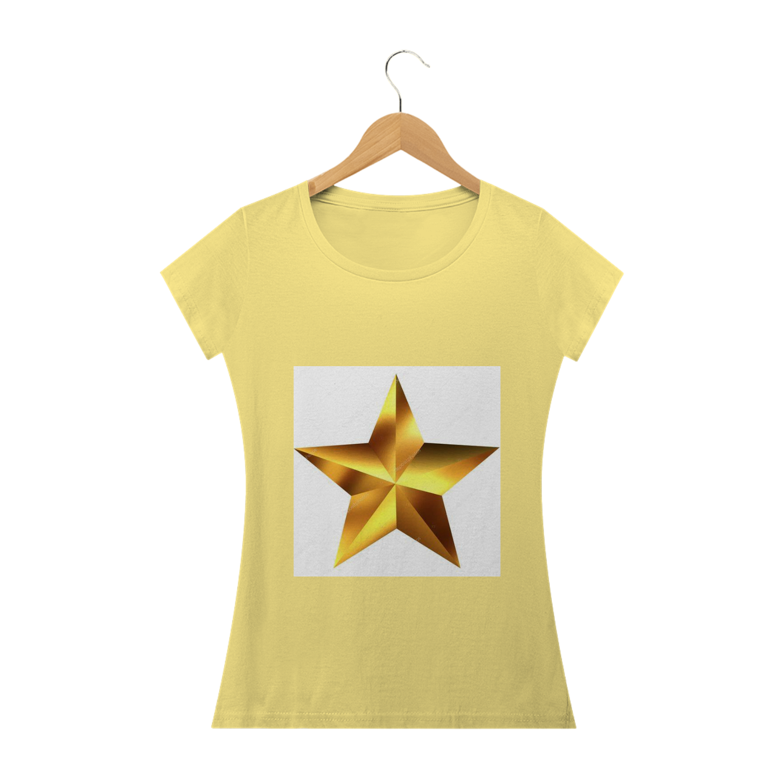 Nome do produto  camiseta estrela dourada várias cores