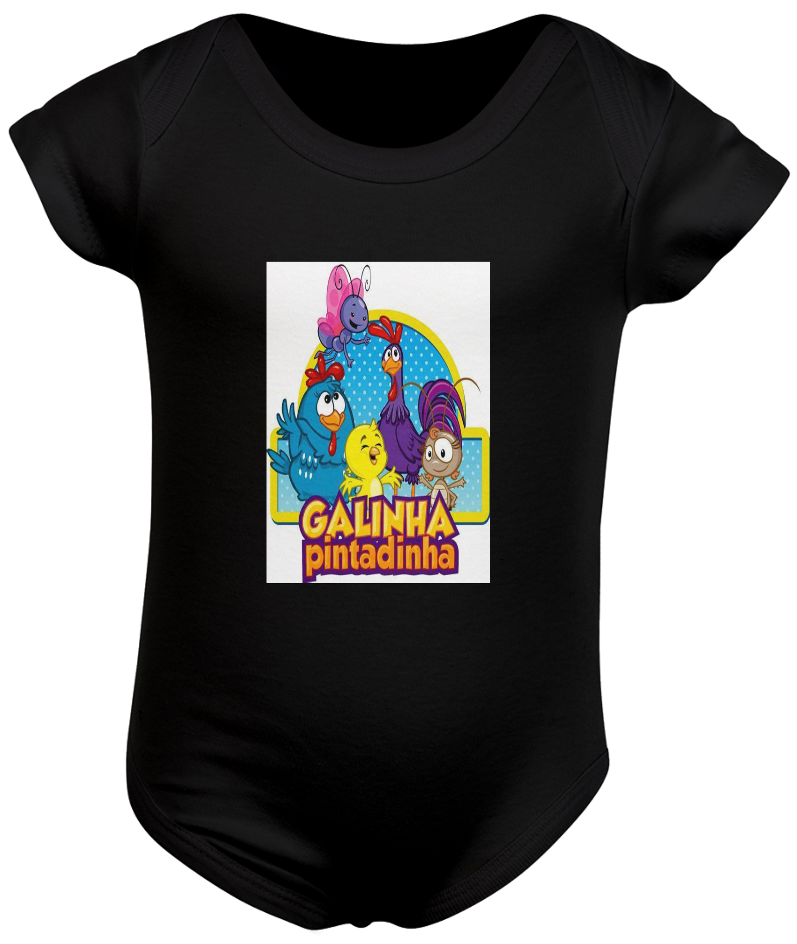 Nome do produto: body infantil galinha pintadinha 
