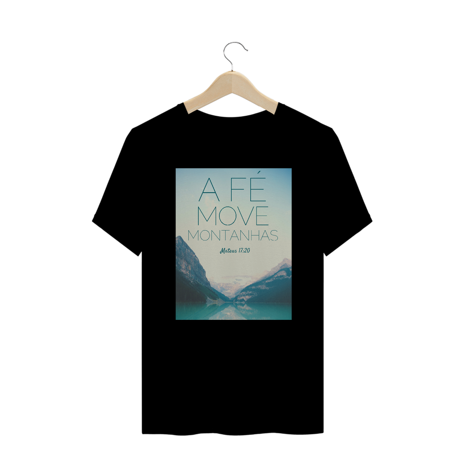 Nome do produto  Camiseta - A Fé Move Montanhas - Plus Size