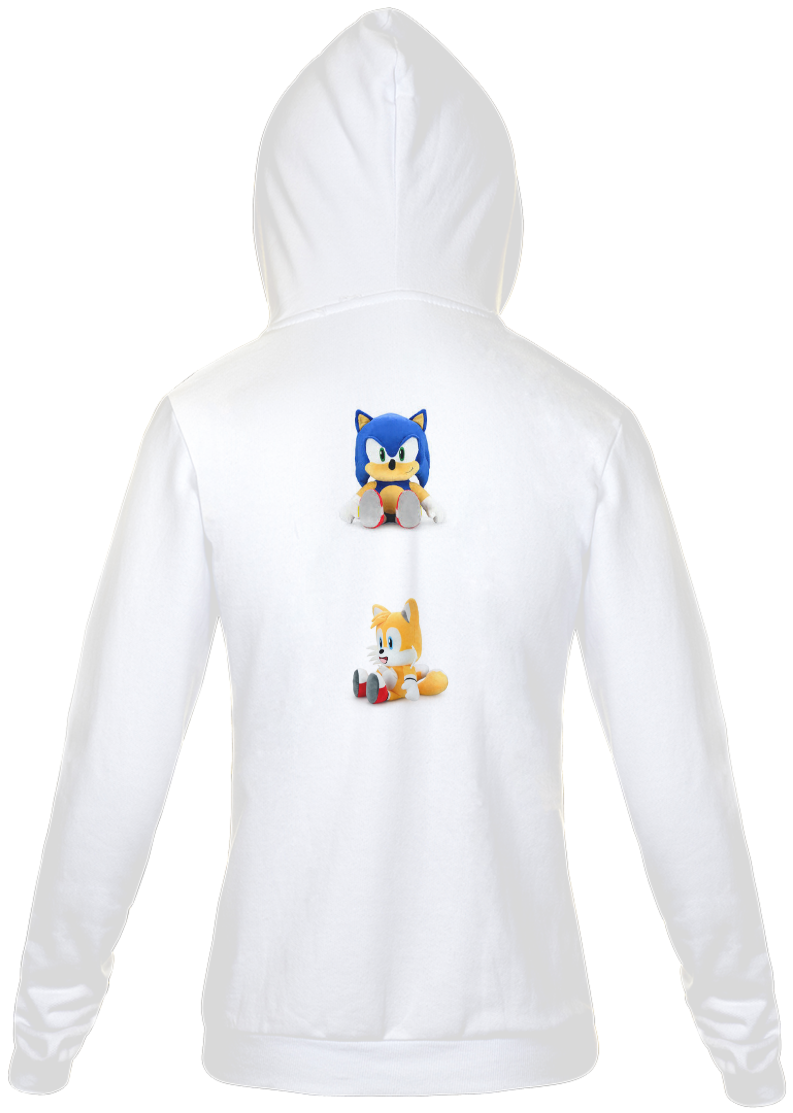 Nome do produto  moletom do sonic e tails vesao pelucia da kidrobot