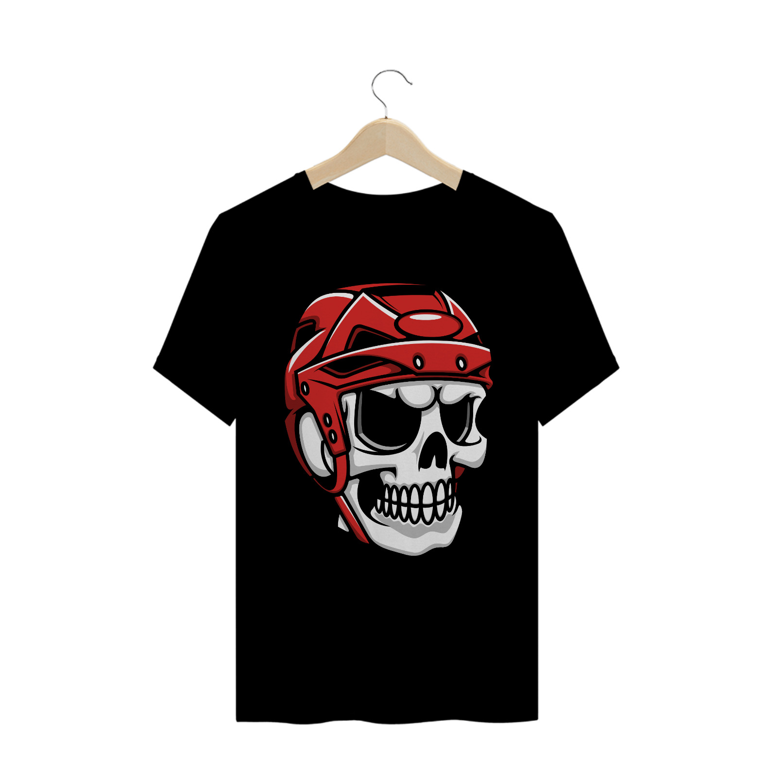 Camiseta Caveira com Capacete