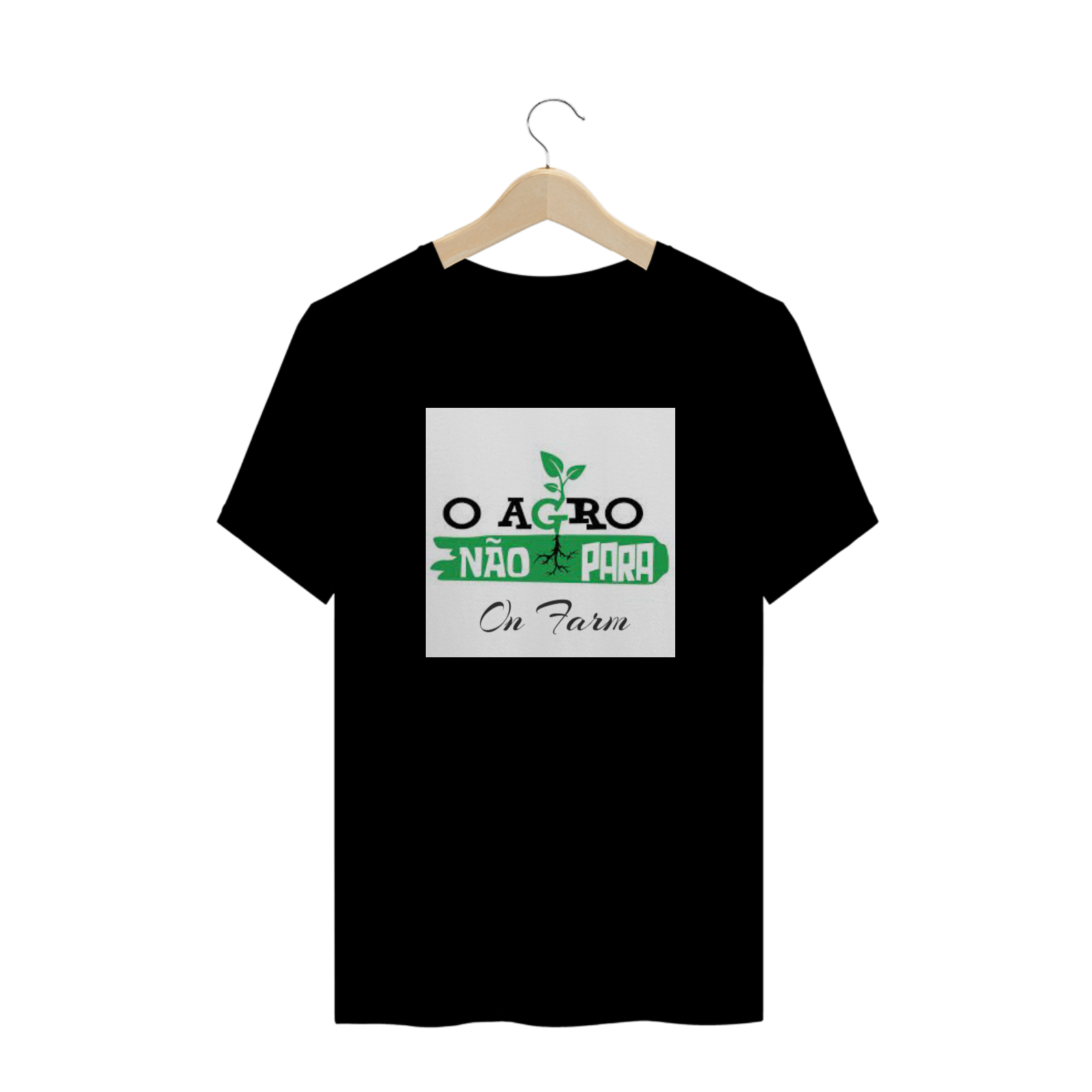 Nome do produto  camiseta o agro não para 