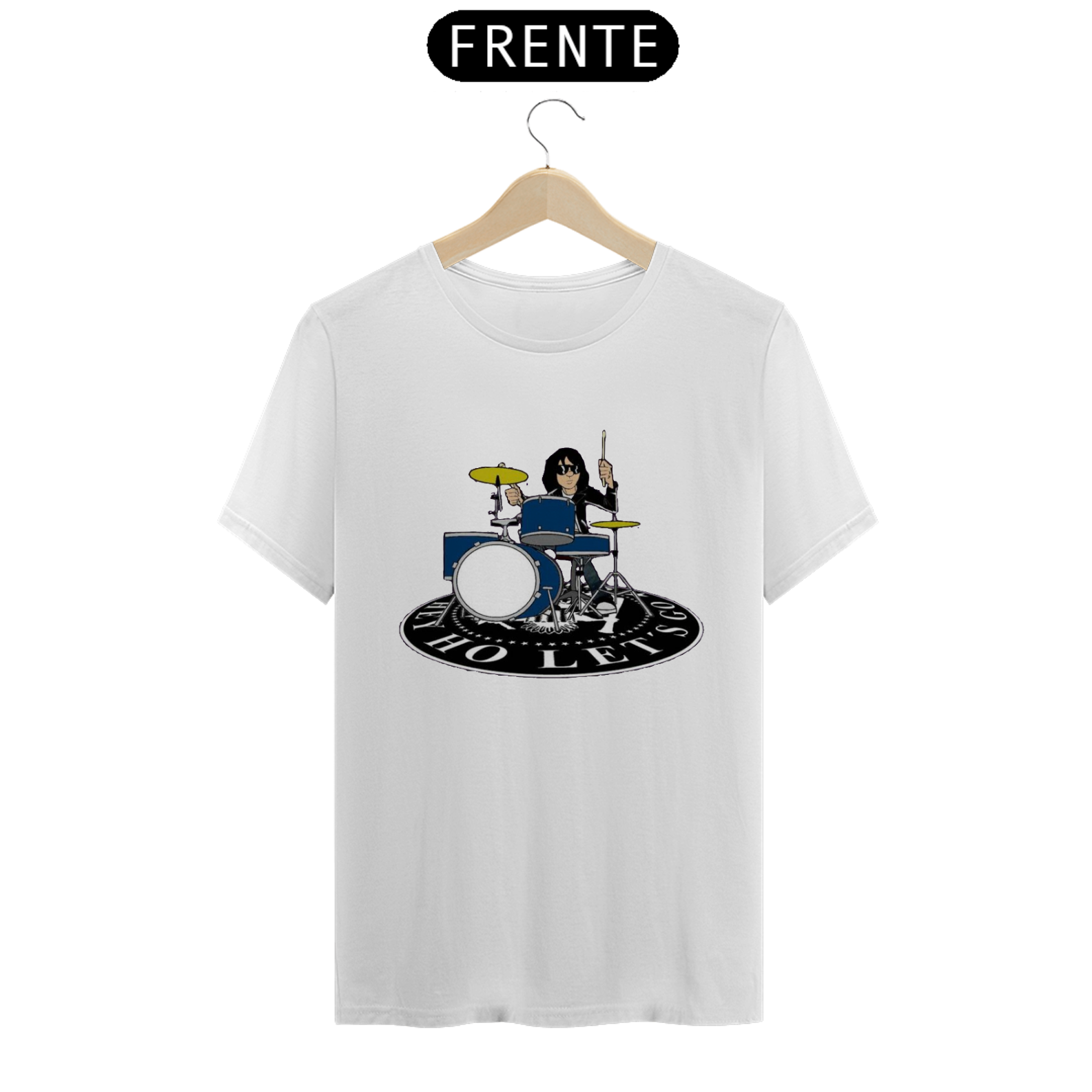 Nome do produto  Camiseta rockstar Tommy Ramone