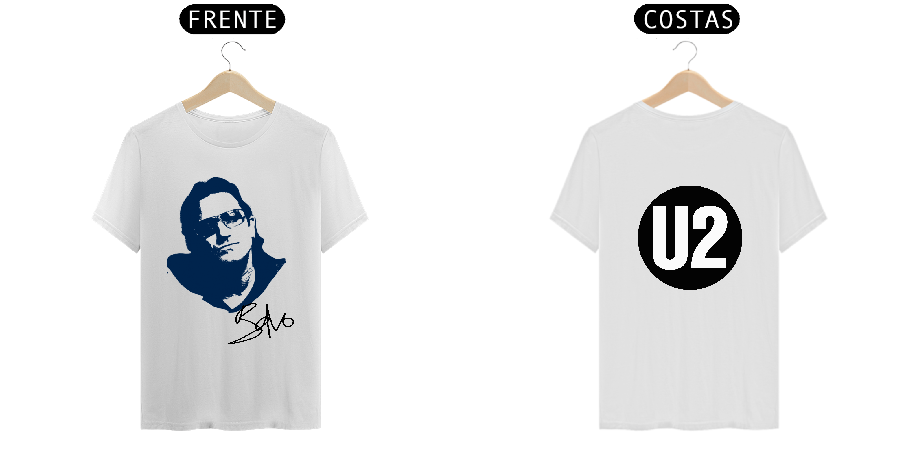 Nome do produto  Camiseta Rock Star Bono Vox