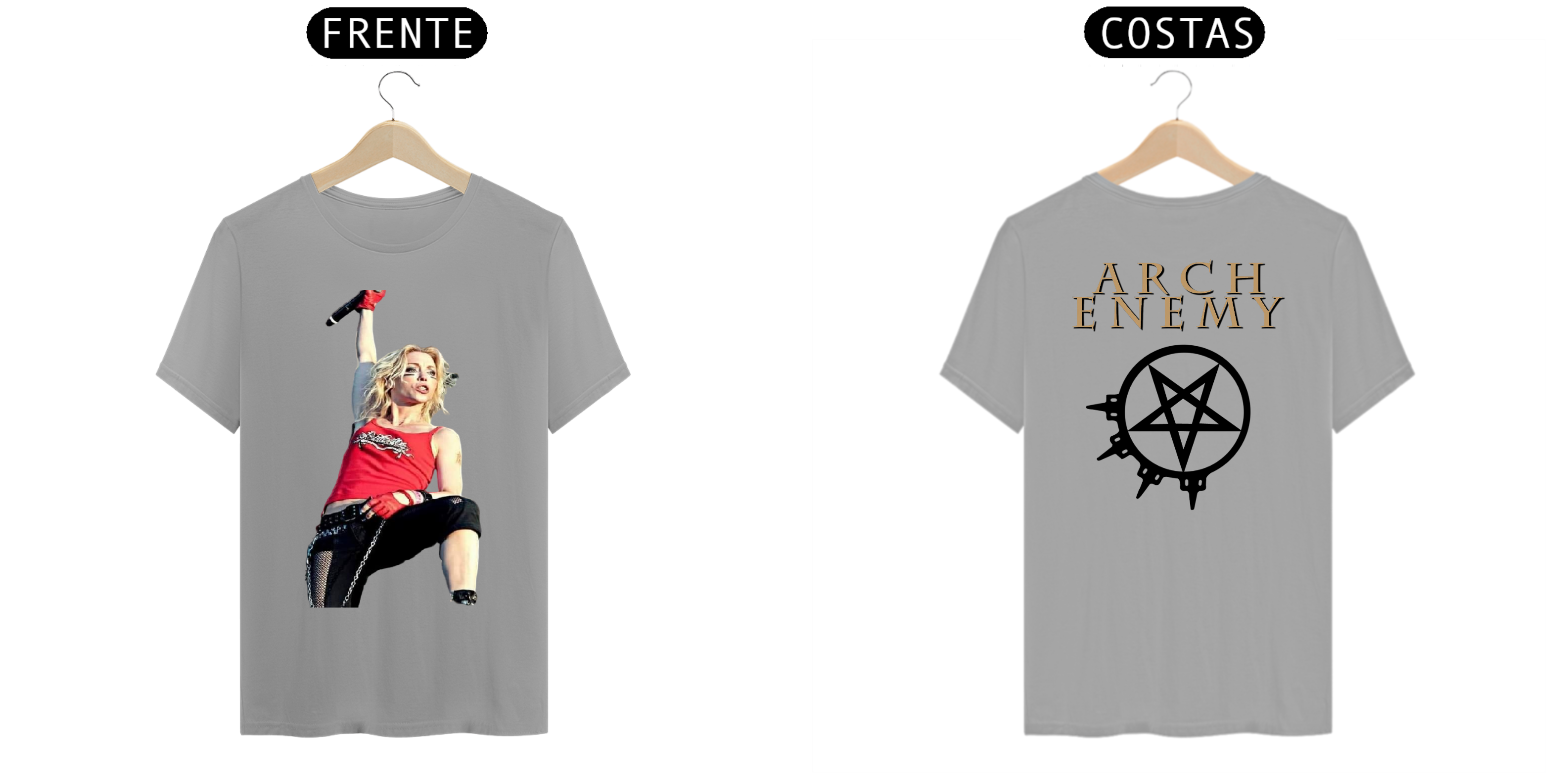 Nome do produto  Camiseta Angela Gossow Arch Enemy