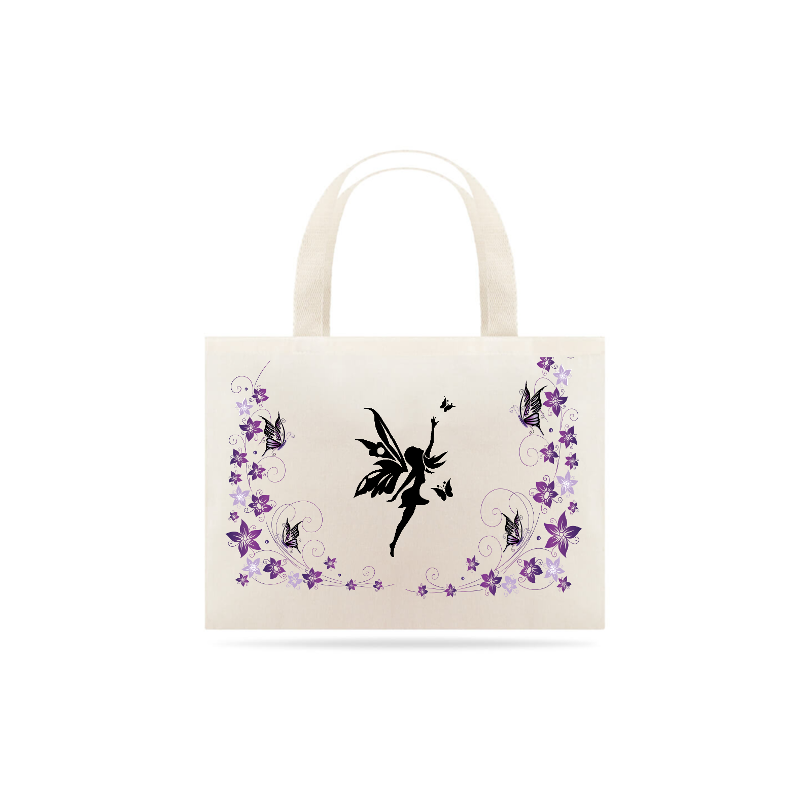 Nome do produto  Ecobag Flower Butterfly