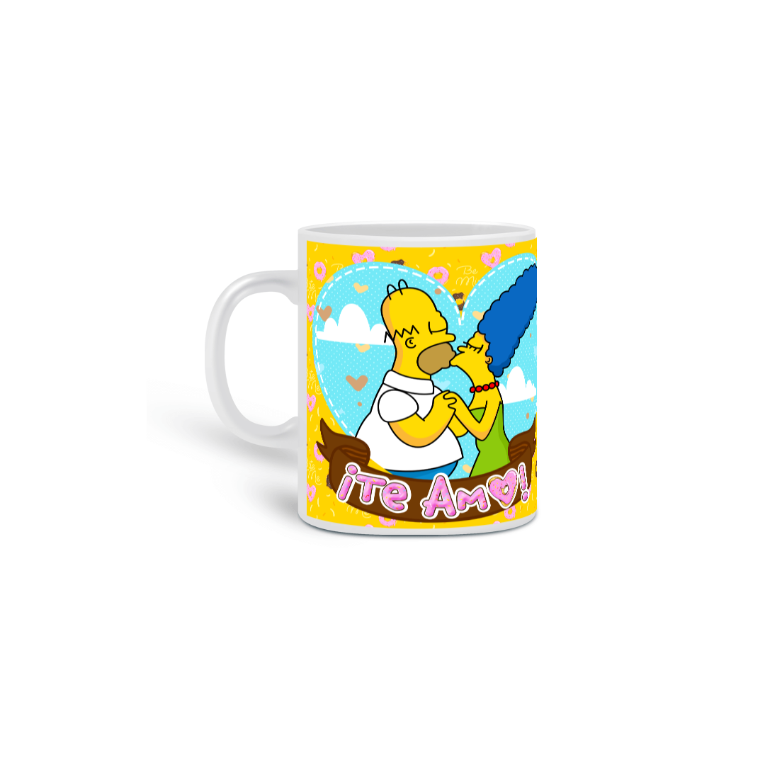 Nome do produto  Caneca Love You Marggie and Homer