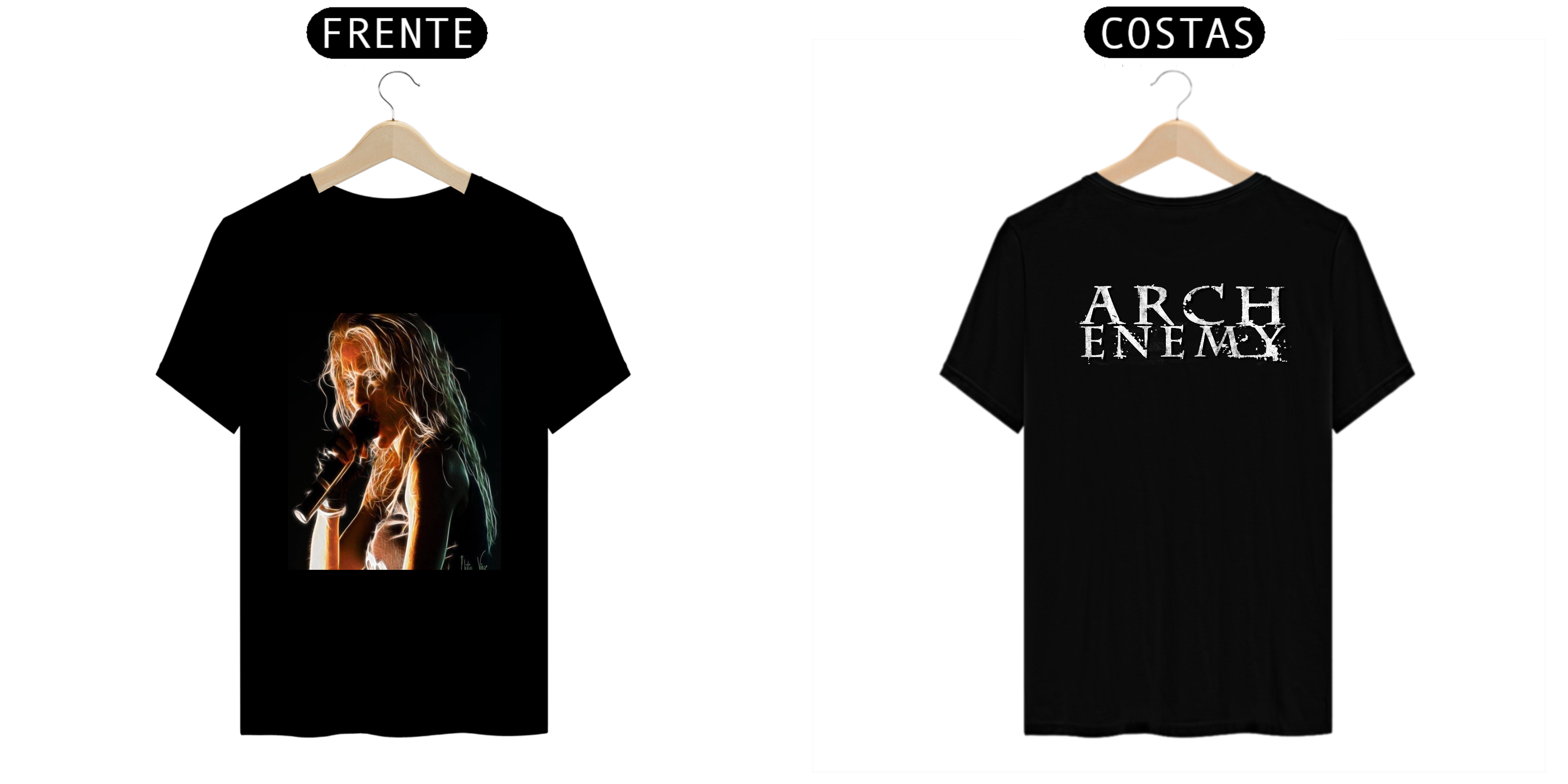 Nome do produto  Camiseta Rock Star Arch Enemy